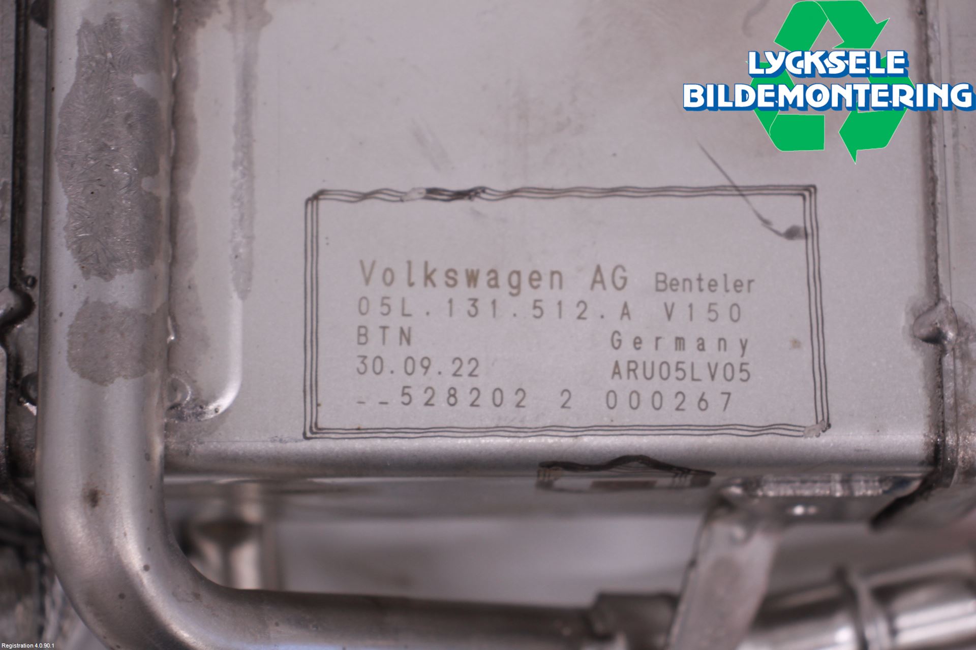 Audi A6 F2/C8 19- Avgaskylare