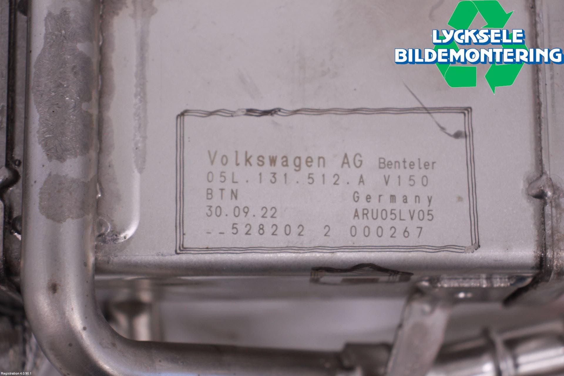 Audi A6 F2/C8 19- Avgaskylare