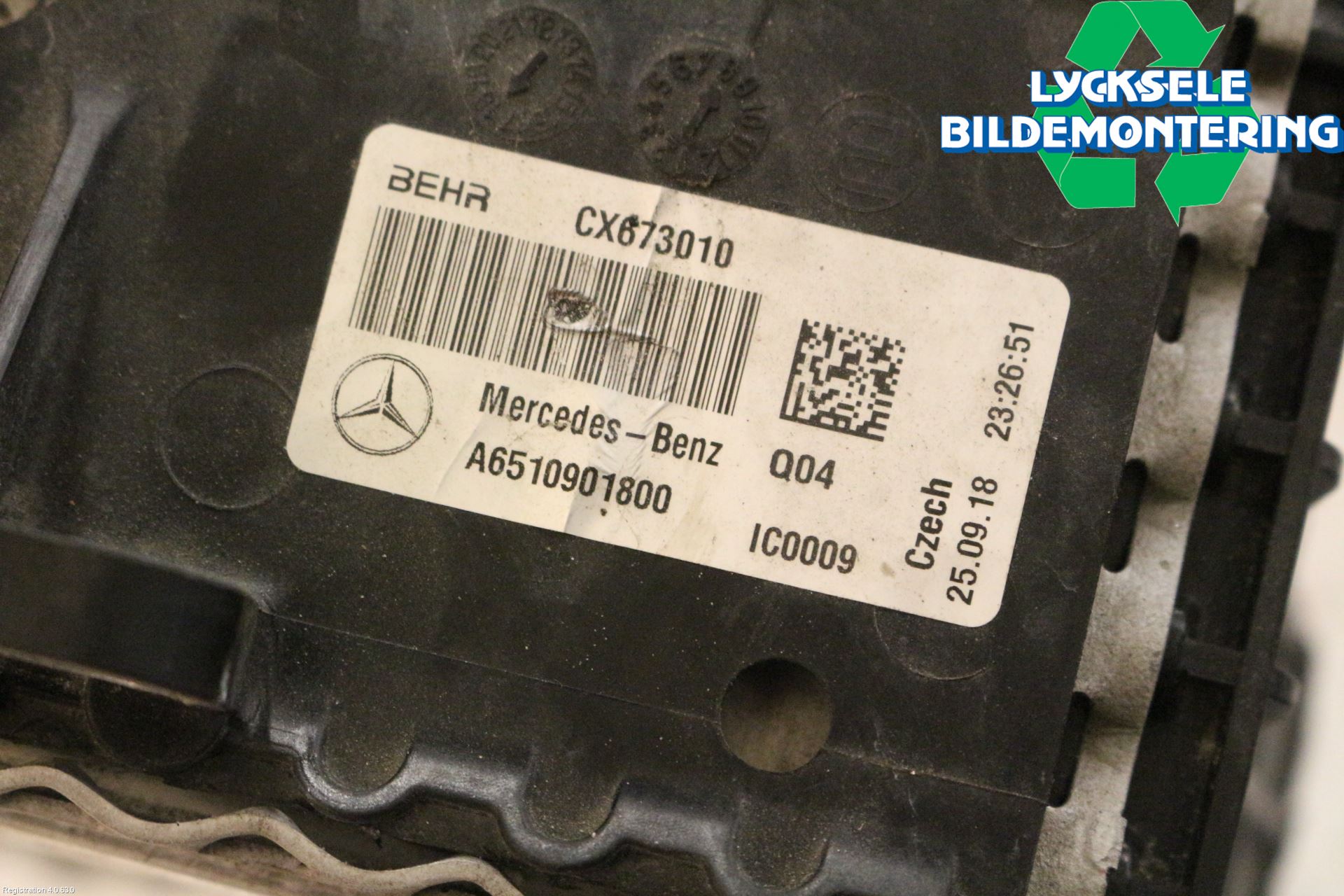 Mercedes-Benz MB GLC-KLASS (X253/C253) 15-22 Laddluft-Intercooler Kyl
