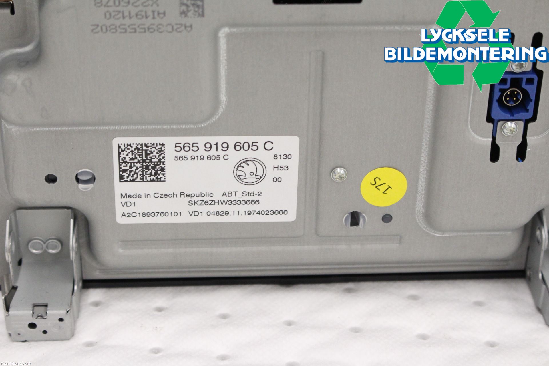 Skoda KAROQ 18- Cd Radio - Multimediapanel