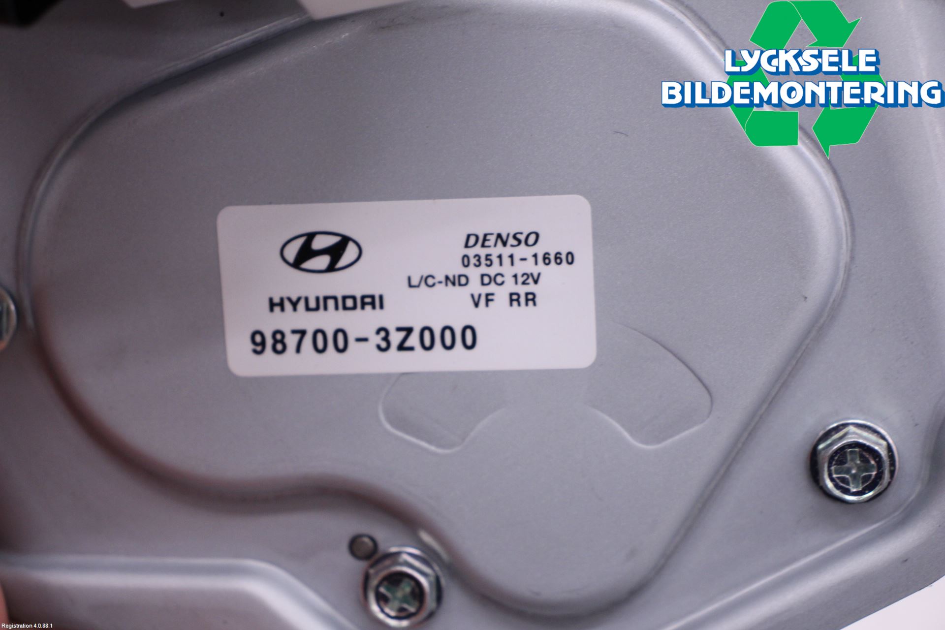 Hyundai i40 16-18 Torkarmotor Baklucka