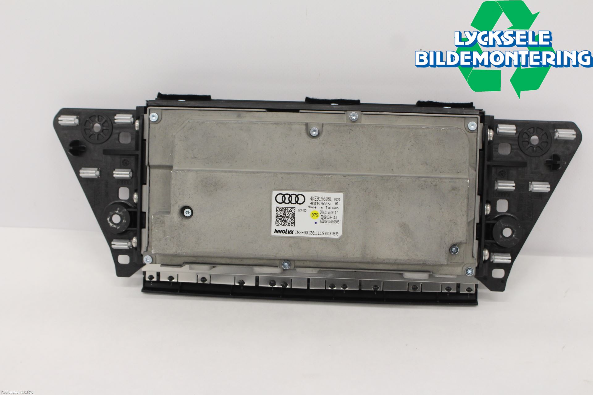 Audi E-TRON, S GE 19- Bildskärm