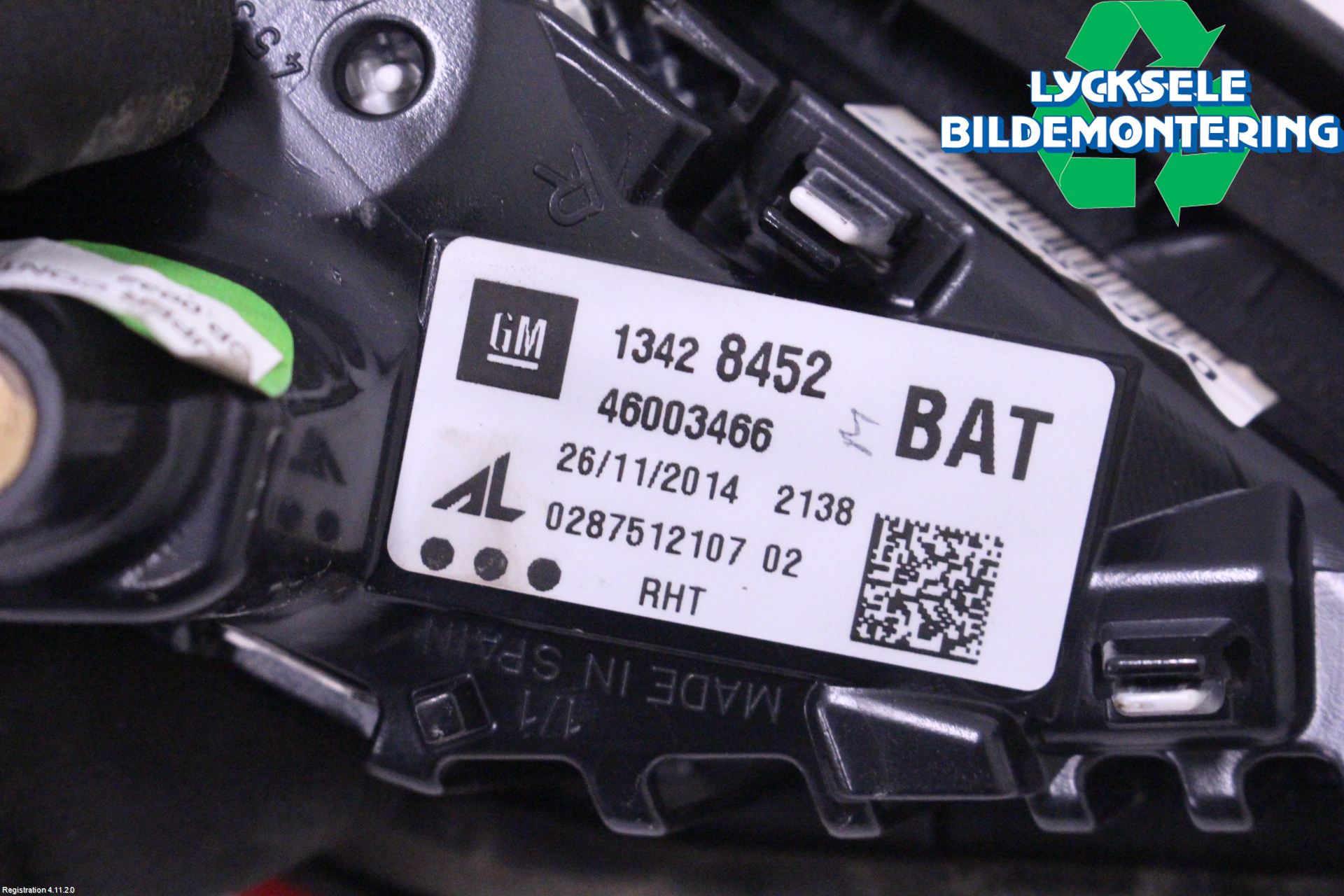 Opel CORSA E 15-19 Bakljus Lucka Hö