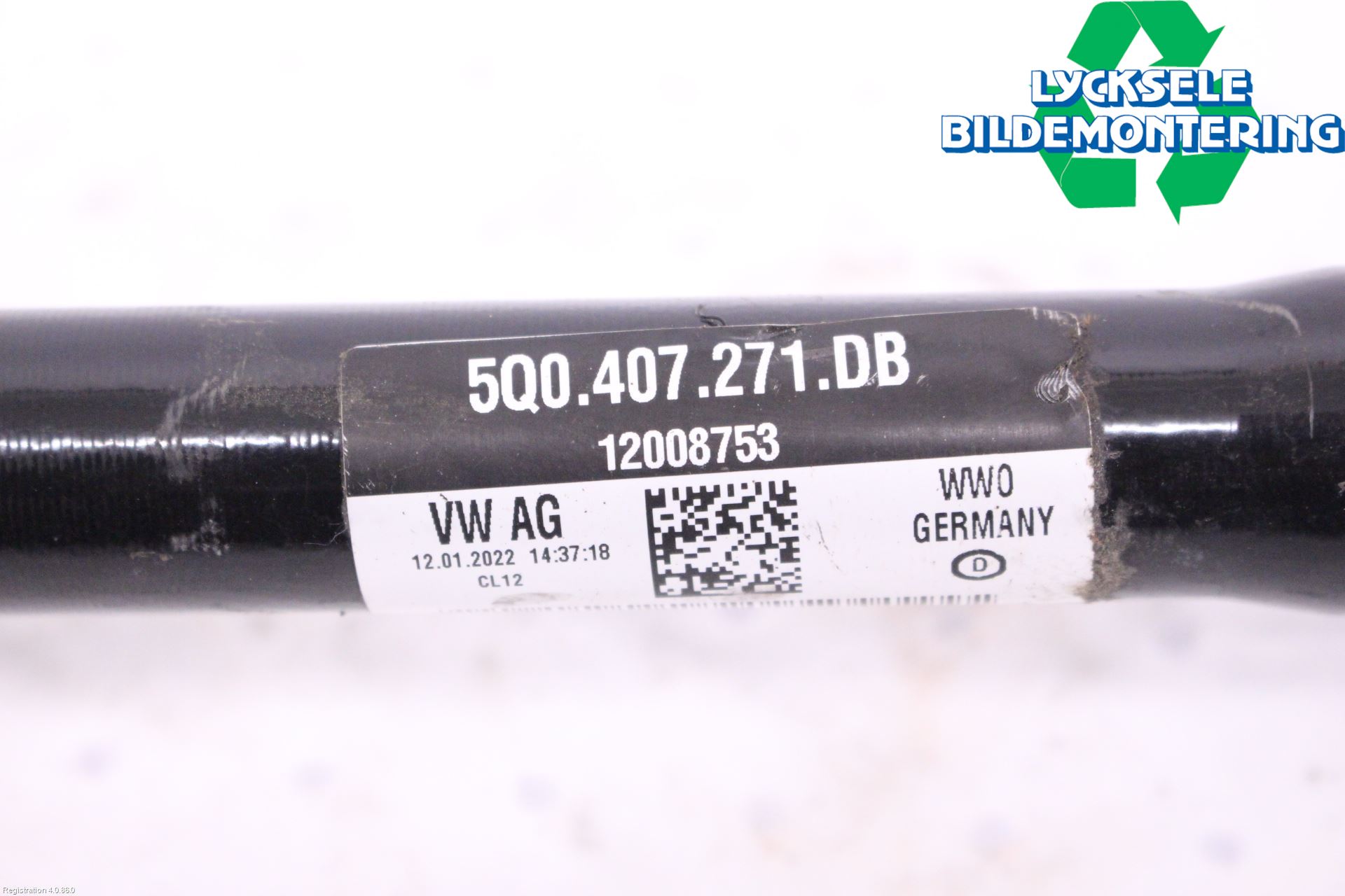 Volkswagen VW T-ROC 18- Drivaxel Fram Vänster