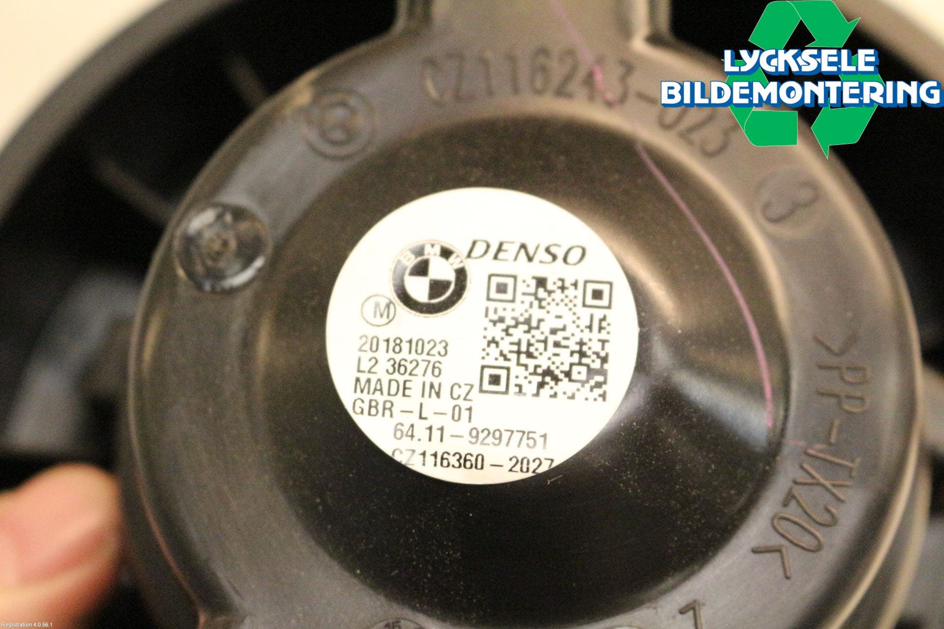 BMW i3 I01 13-22 Värmefläkt