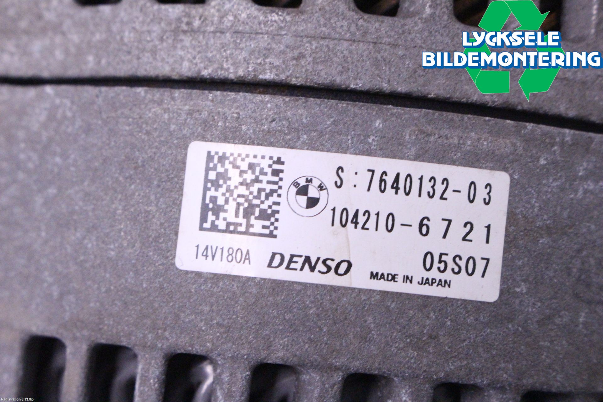 BMW 3 F30/F31/F80 12-19 Generator