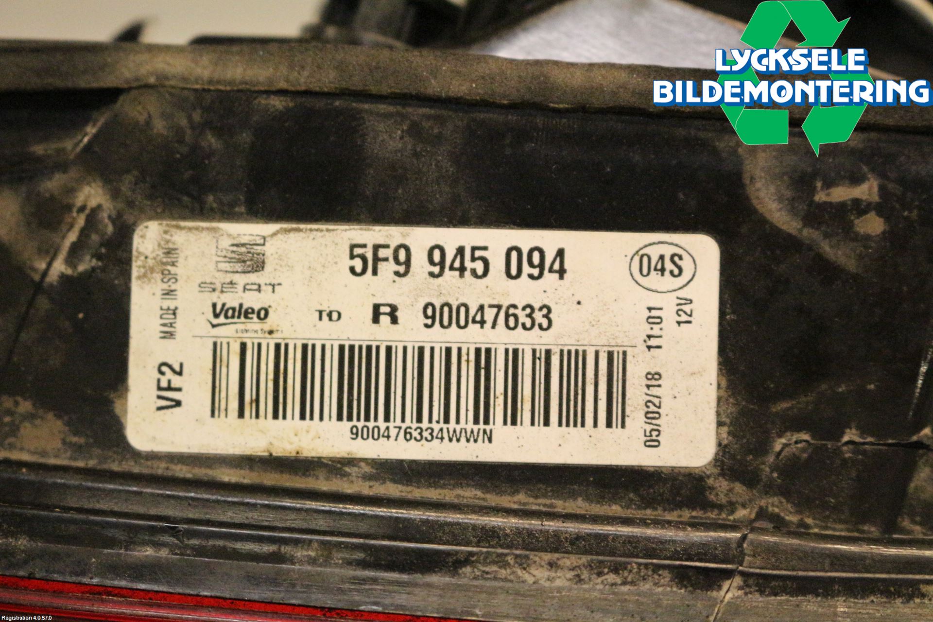 Seat LEON 13-20 Bakljus Lucka Hö