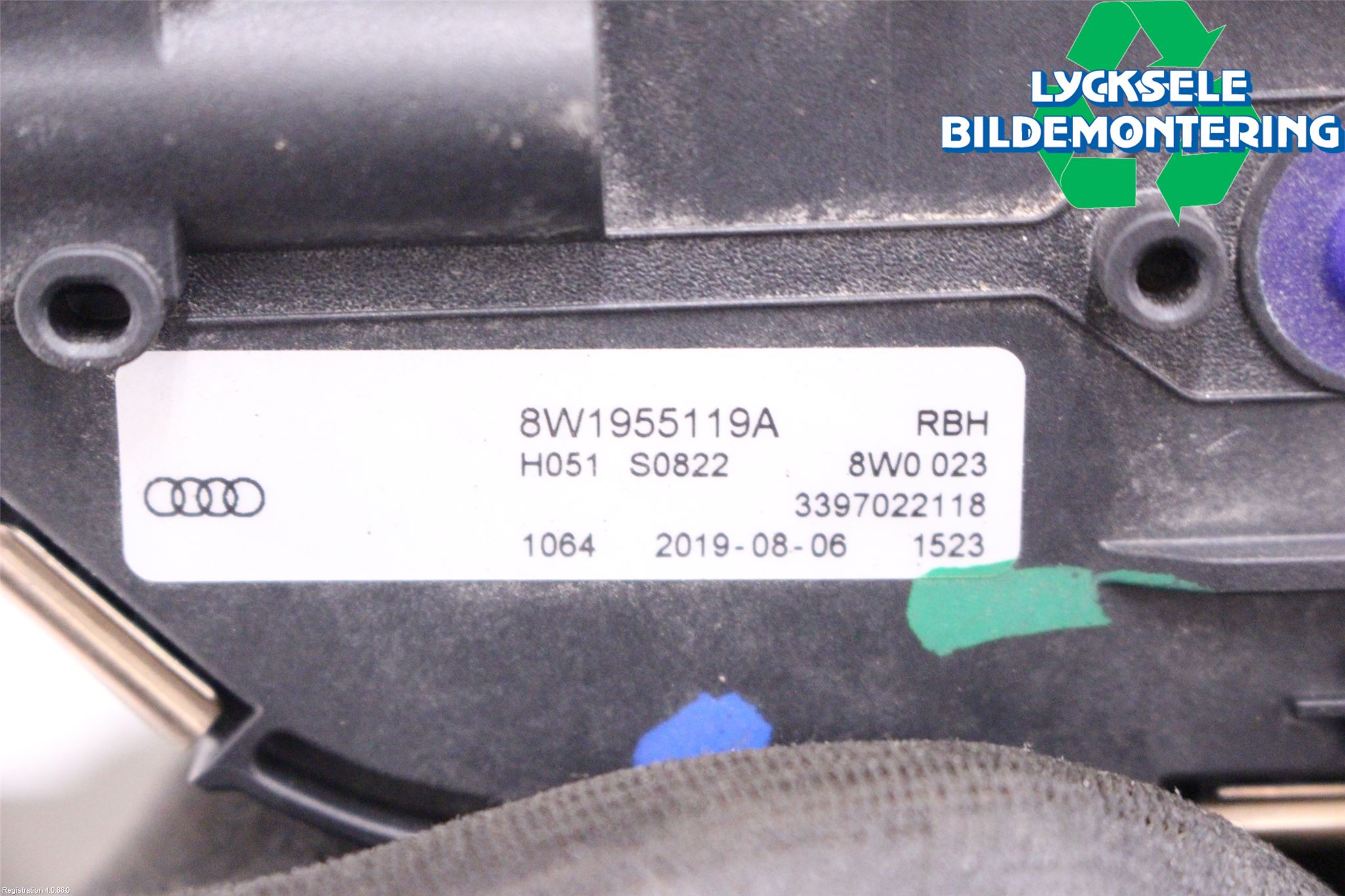 Audi A4 ALLROAD 17- Torkarmotor Vindruta