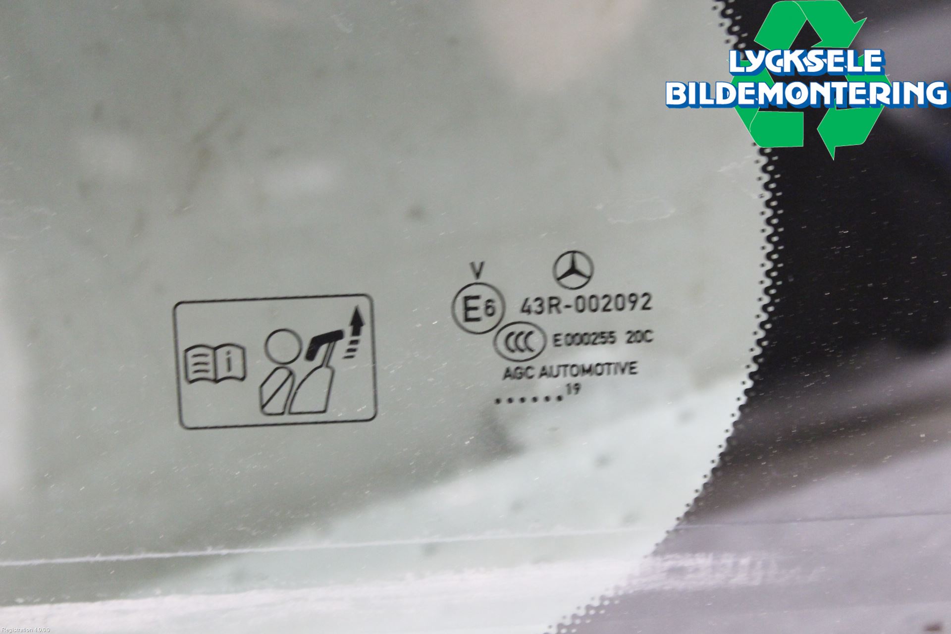 Mercedes-Benz MB E-KLASS (W213) 16-23 Dörruta Bak Lilla Vä