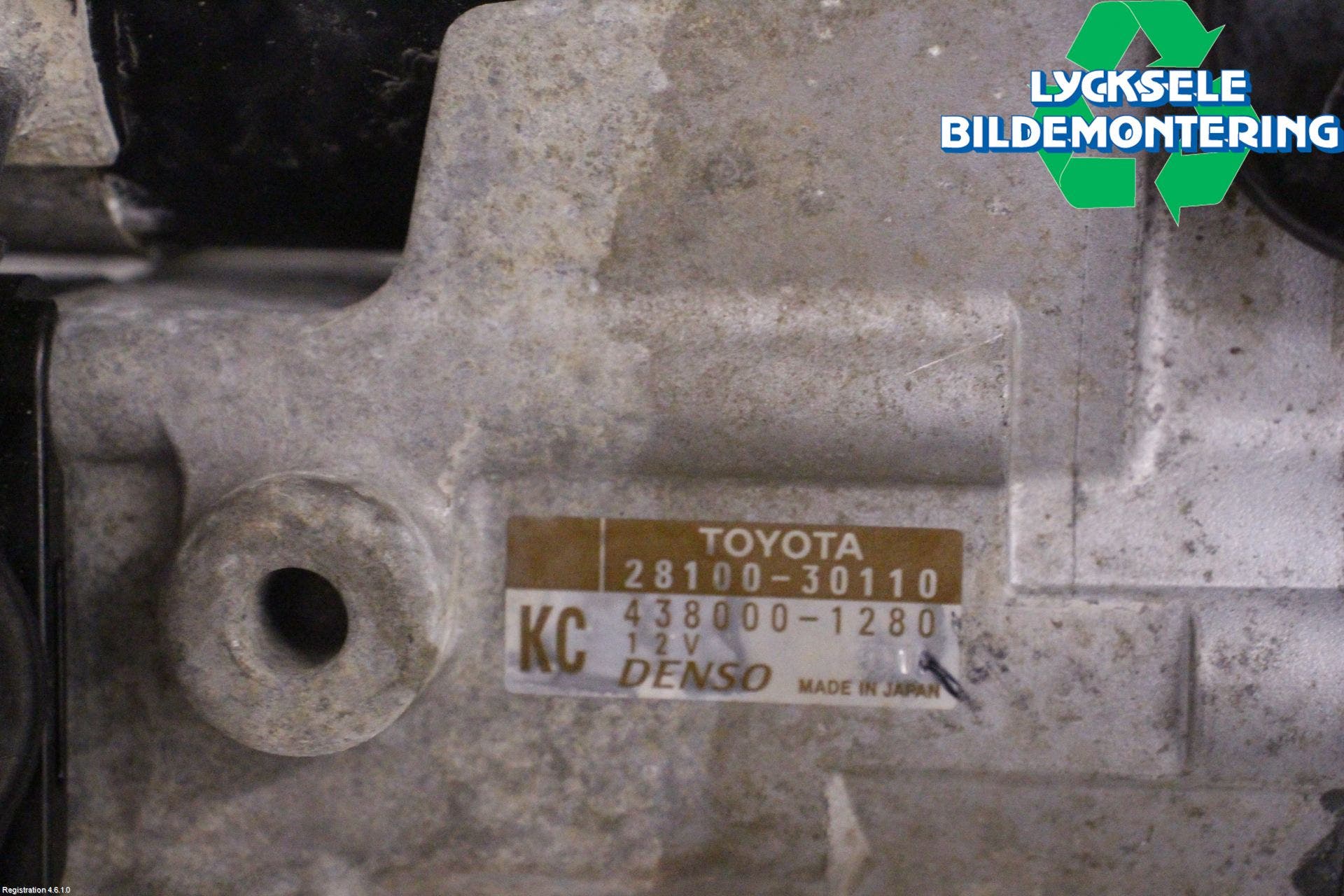 Toyota HILUX 16- Startmotor Diesel