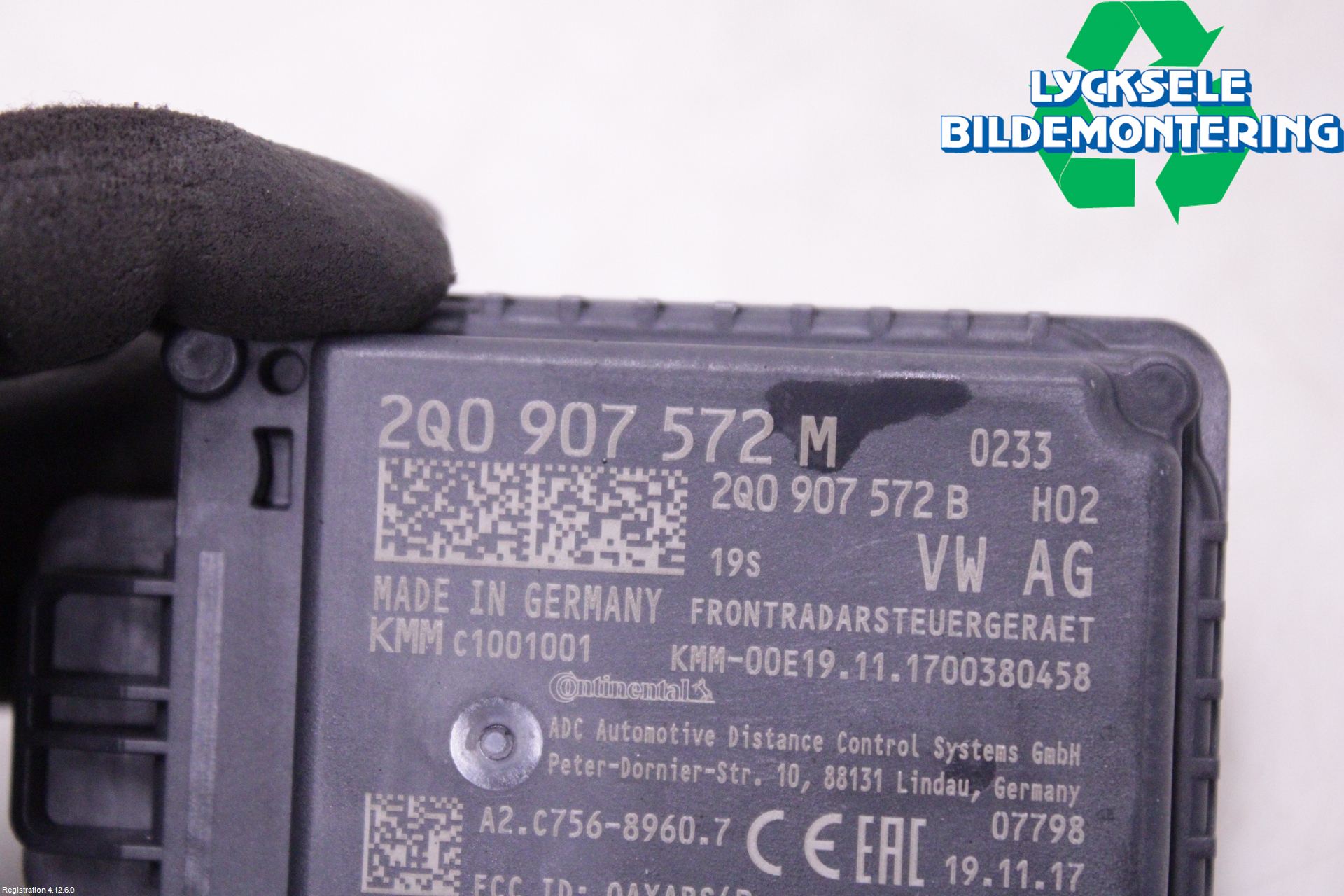 Volkswagen VW TIGUAN 16-24 Sensor Adaptiv Farthållare
