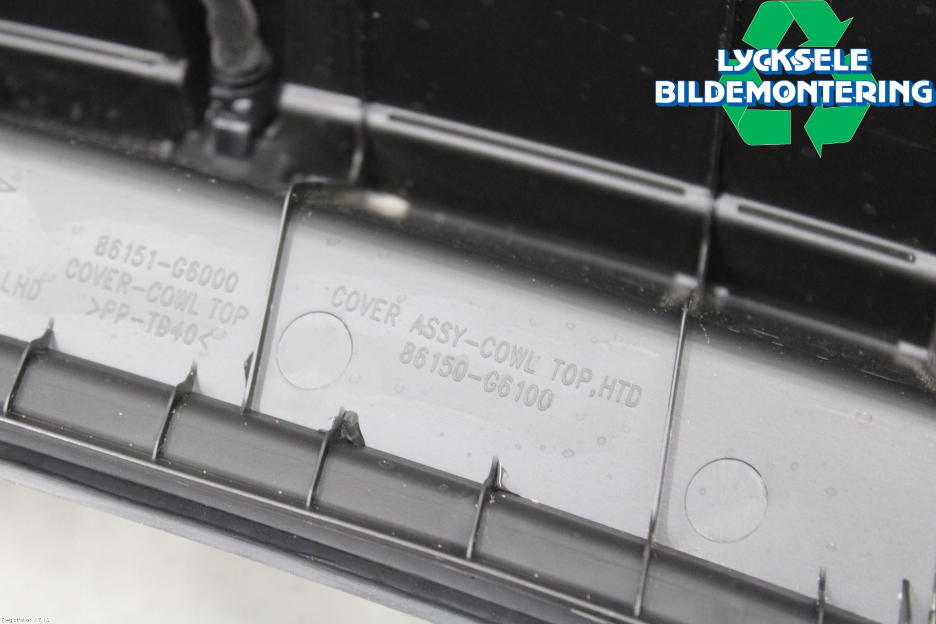 Kia PICANTO 17- Torpedplåt-Torpedplast