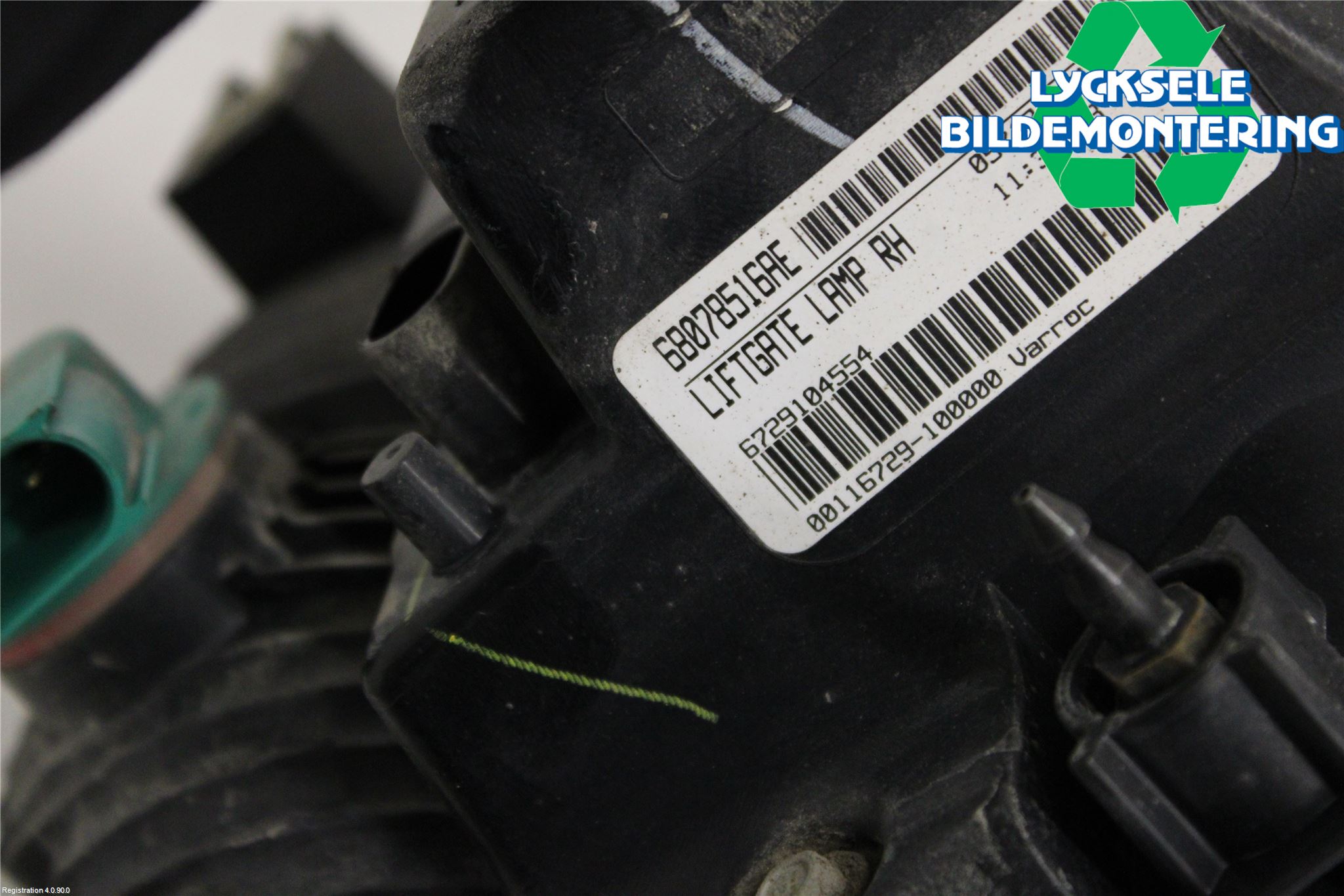 Fiat FREEMONT Bakljus Lucka Hö