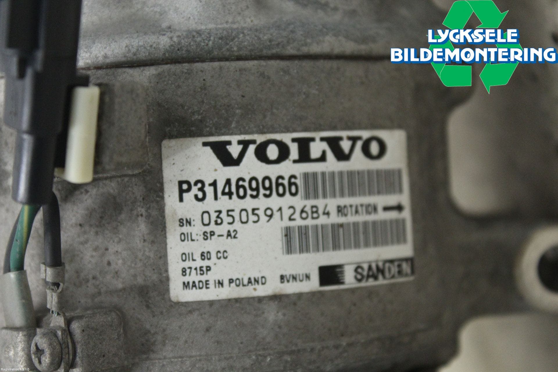 Volvo V90 17->> Ac Kompressor