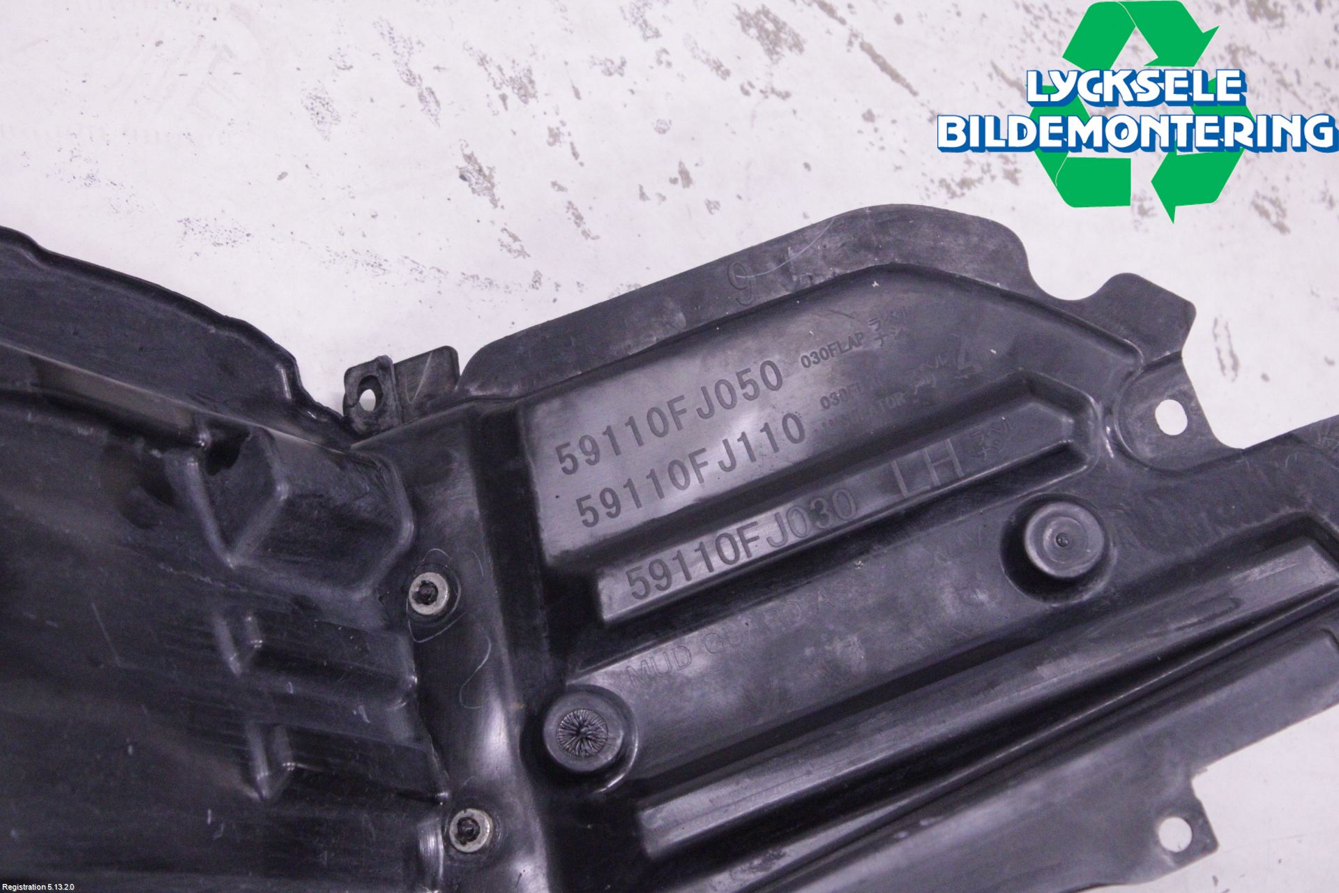 Subaru XV 12-17 Skärm Inner