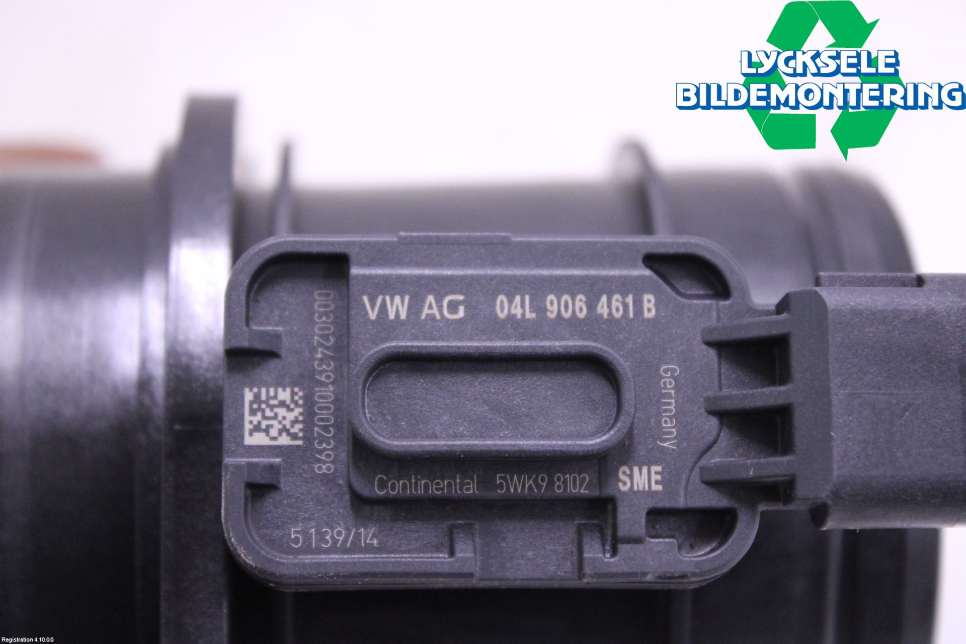 Volkswagen VW GOLF / E-GOLF VII 13-20 Injluftmassamätare