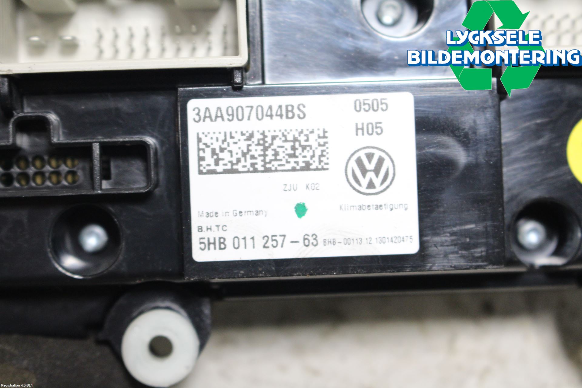 Volkswagen VW PASSAT CC 08-16 Ac Styrenhet Ac Manöveren