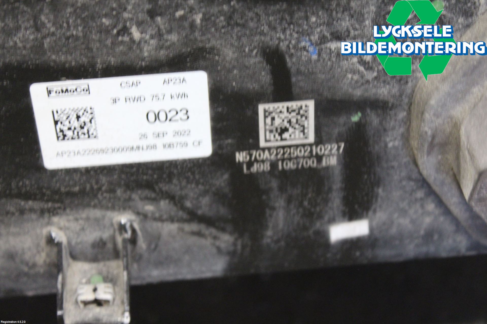 Ford MUSTANG Mach-E 21- Batteri Högspänning