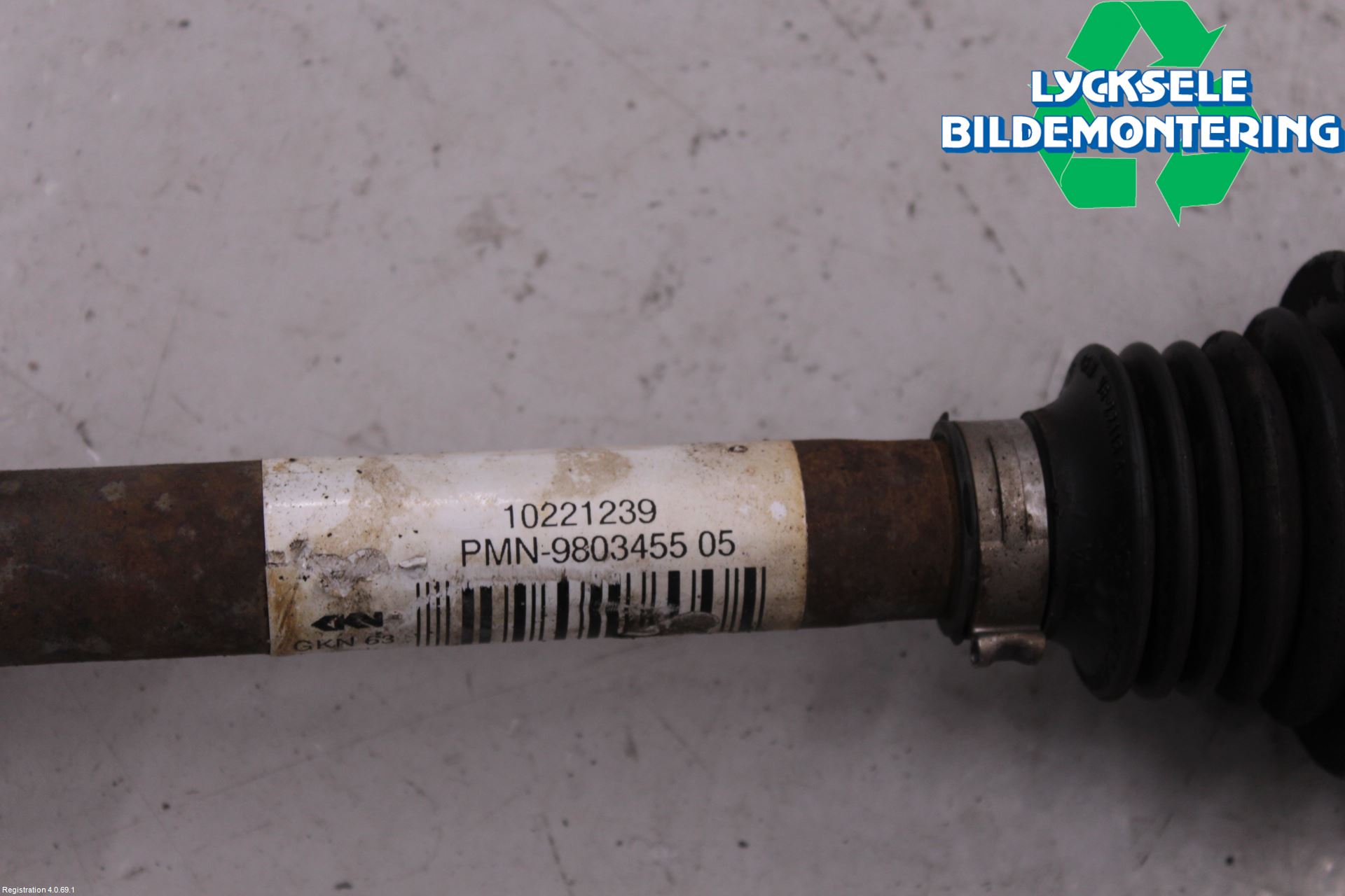 Mini COUPE R56 05-14 Drivaxel Fram Höger