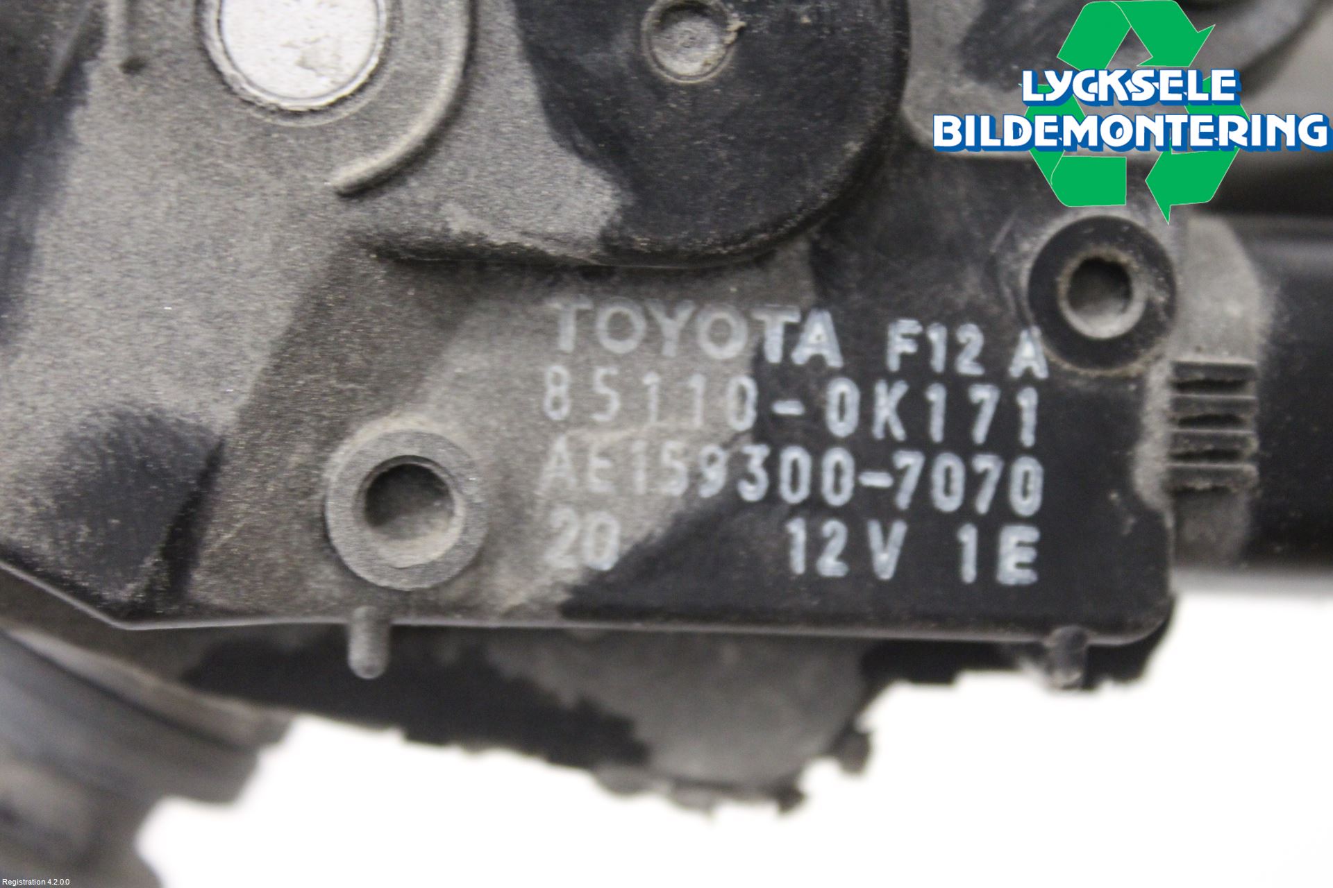 Toyota HILUX 16- Torkarmekanism Vindruta