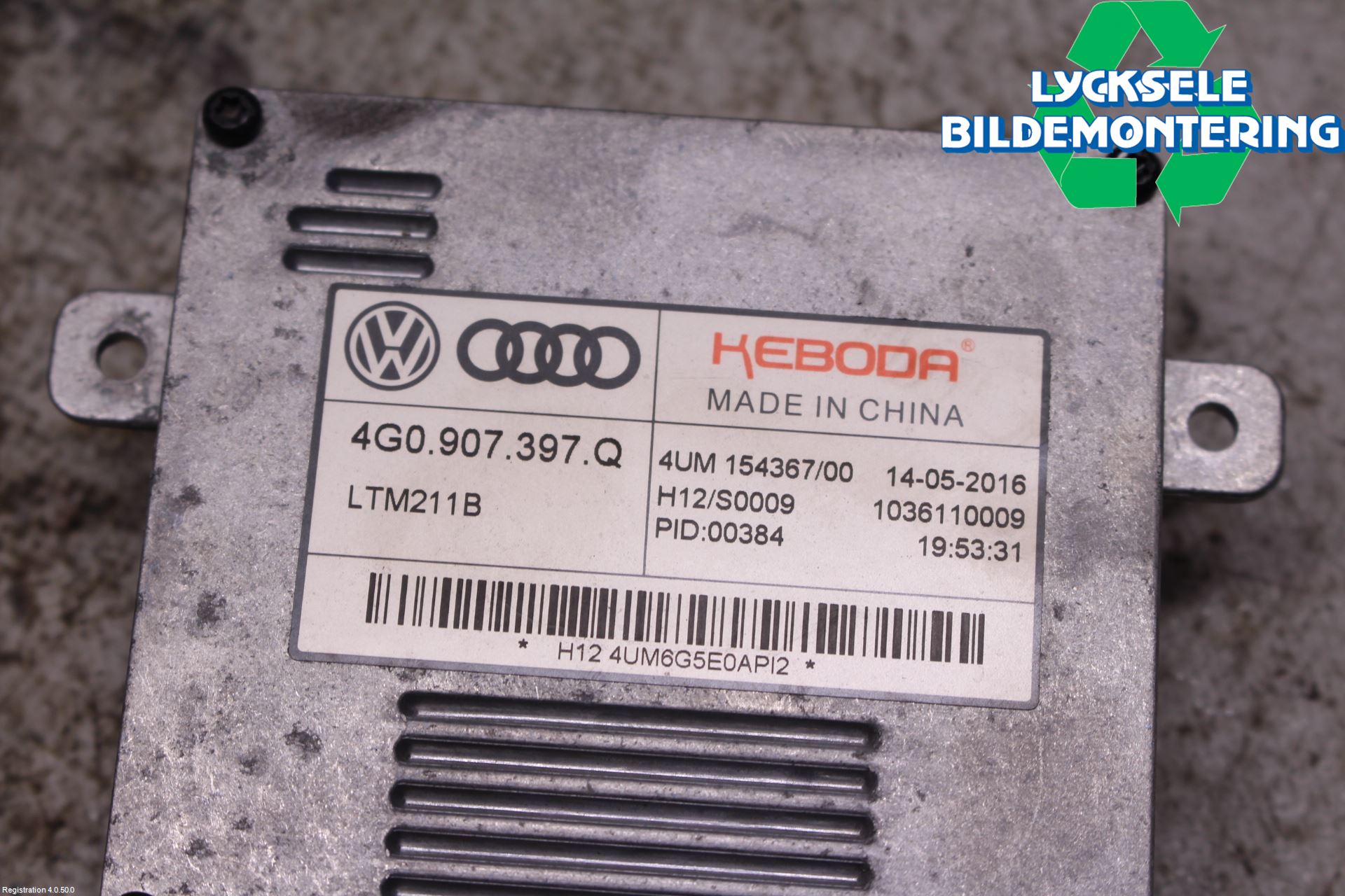 Skoda SUPERB 16-24 Styrenhet Strålkastare