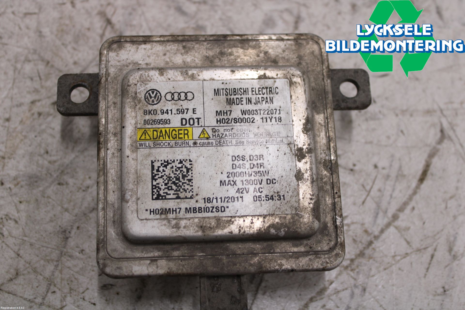 Audi A4 12-15 Styrenhet Strålkastare