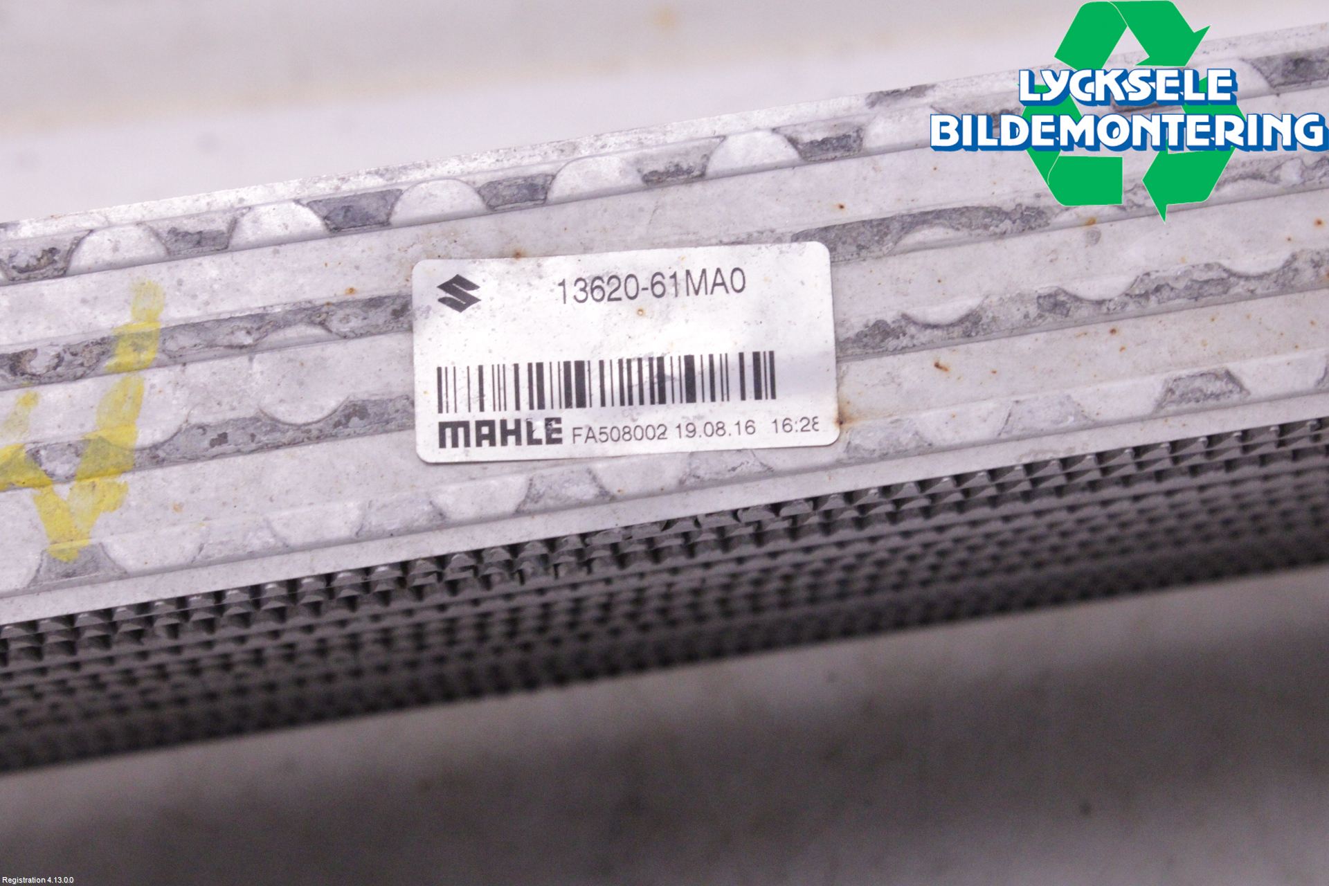 Suzuki VITARA 15- Laddluft-Intercooler Kyl