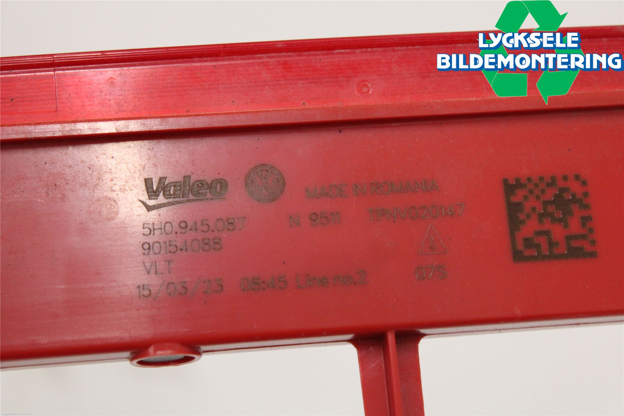 Volkswagen VW ID.3 21- Bromsljus Bakruta