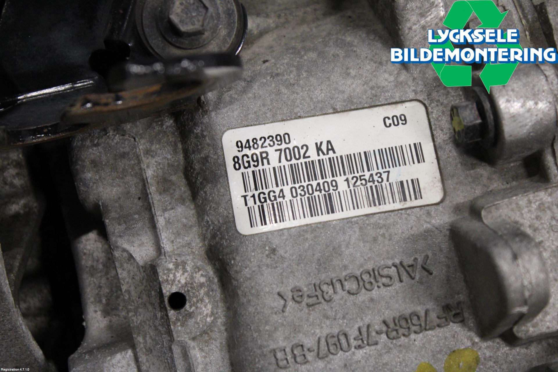 Volvo XC60 09-13 Växellåda Man 6 Vxl