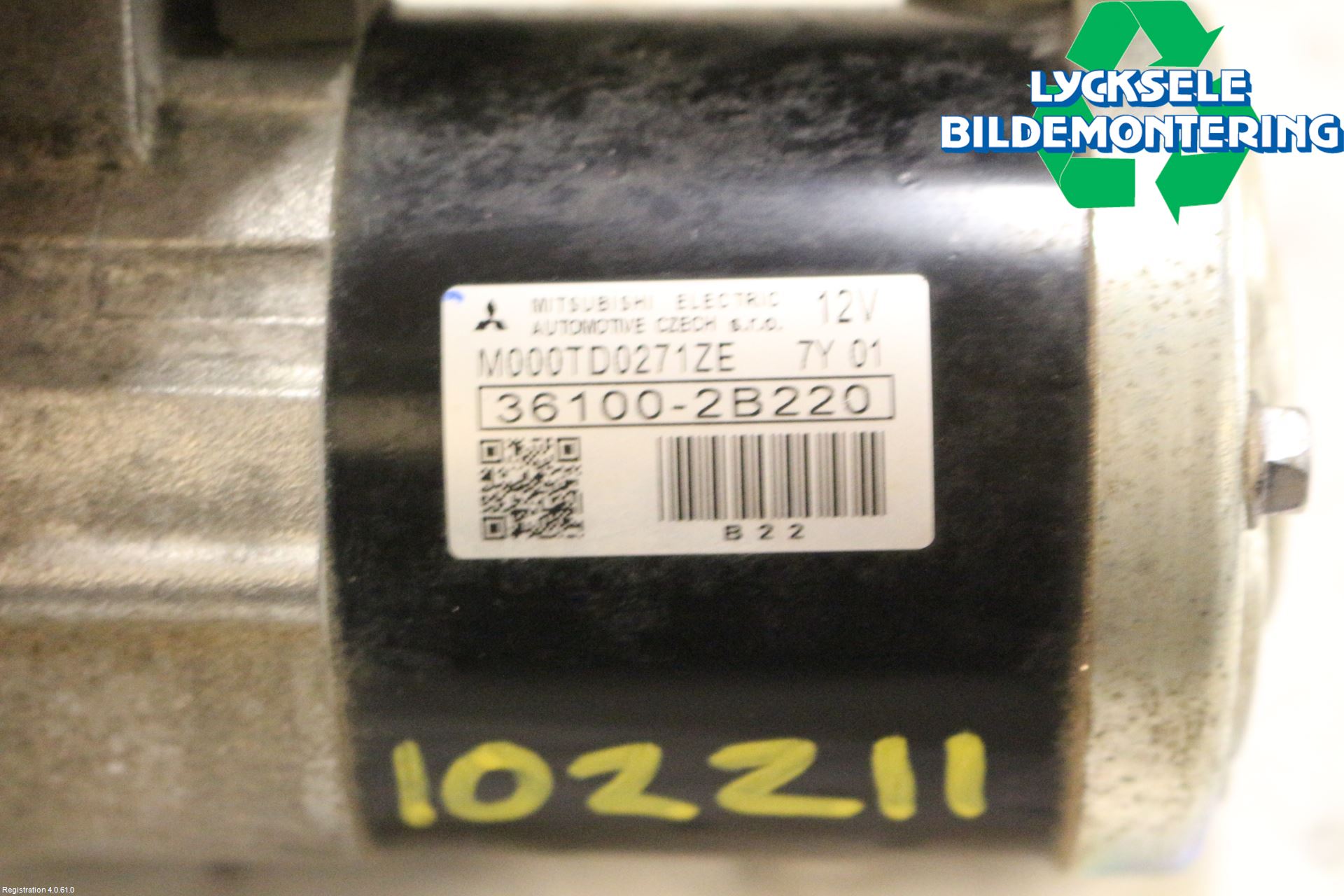 Kia CEED 12-18 Startmotor