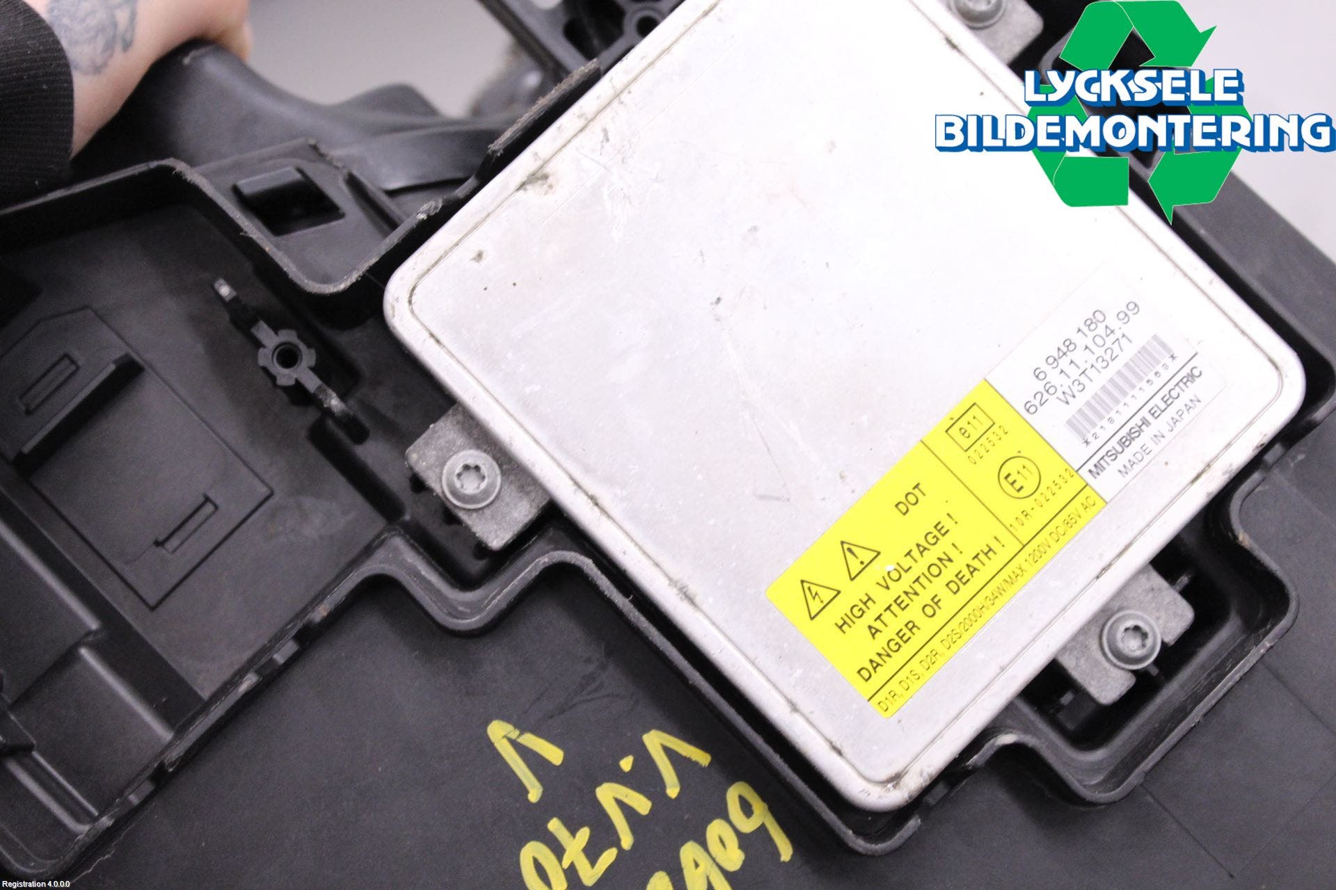 Volvo V70 08-13 Strålkastare Vänster