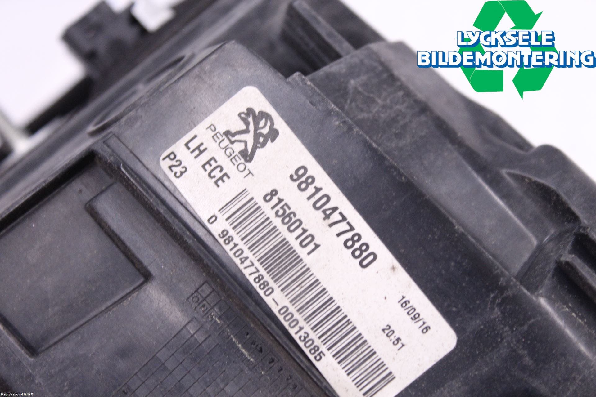 Peugeot 3008 17-24 Bakljus Lucka Vä