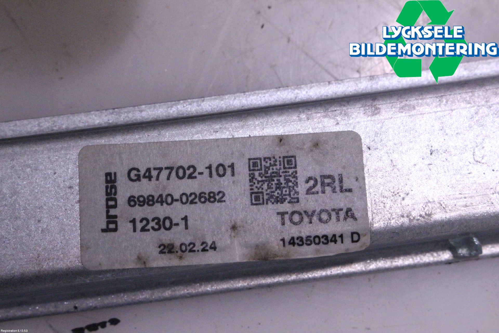 Toyota COROLLA 19- Fönsterhiss El Kompl