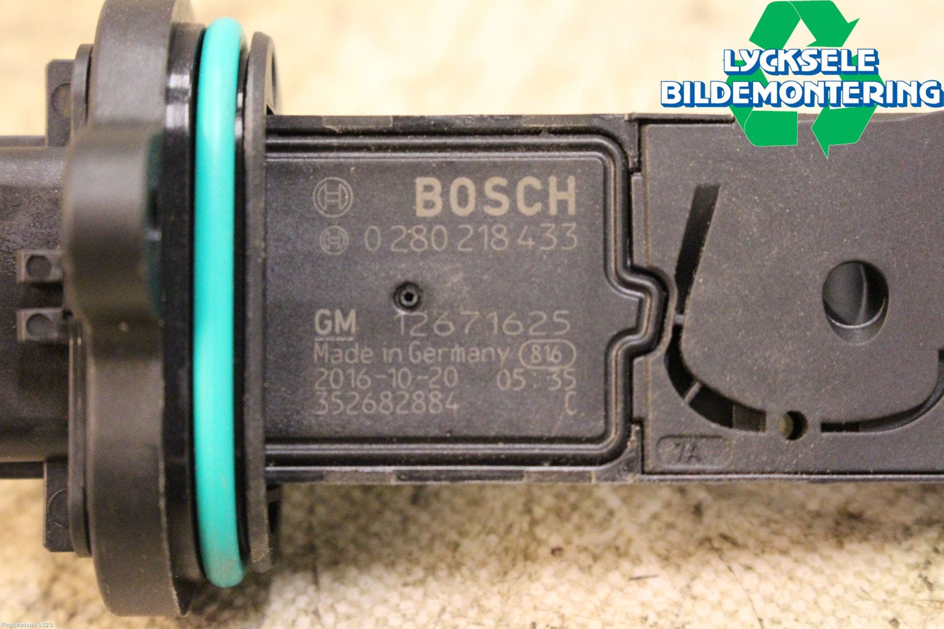 Opel ASTRA K 16-22 Injluftmassamätare