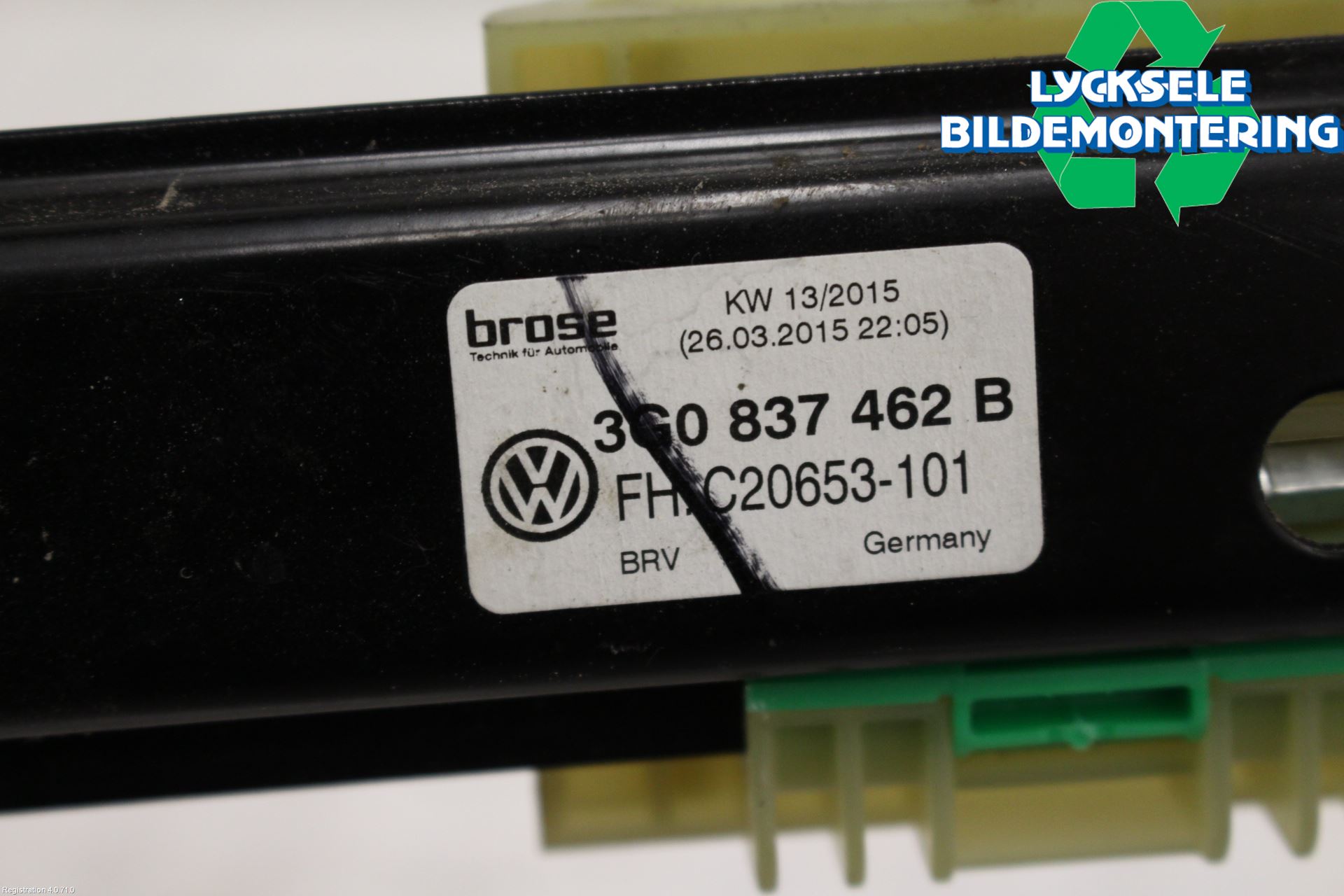 Volkswagen VW PASSAT 15-19 Fönsterhissmekanism