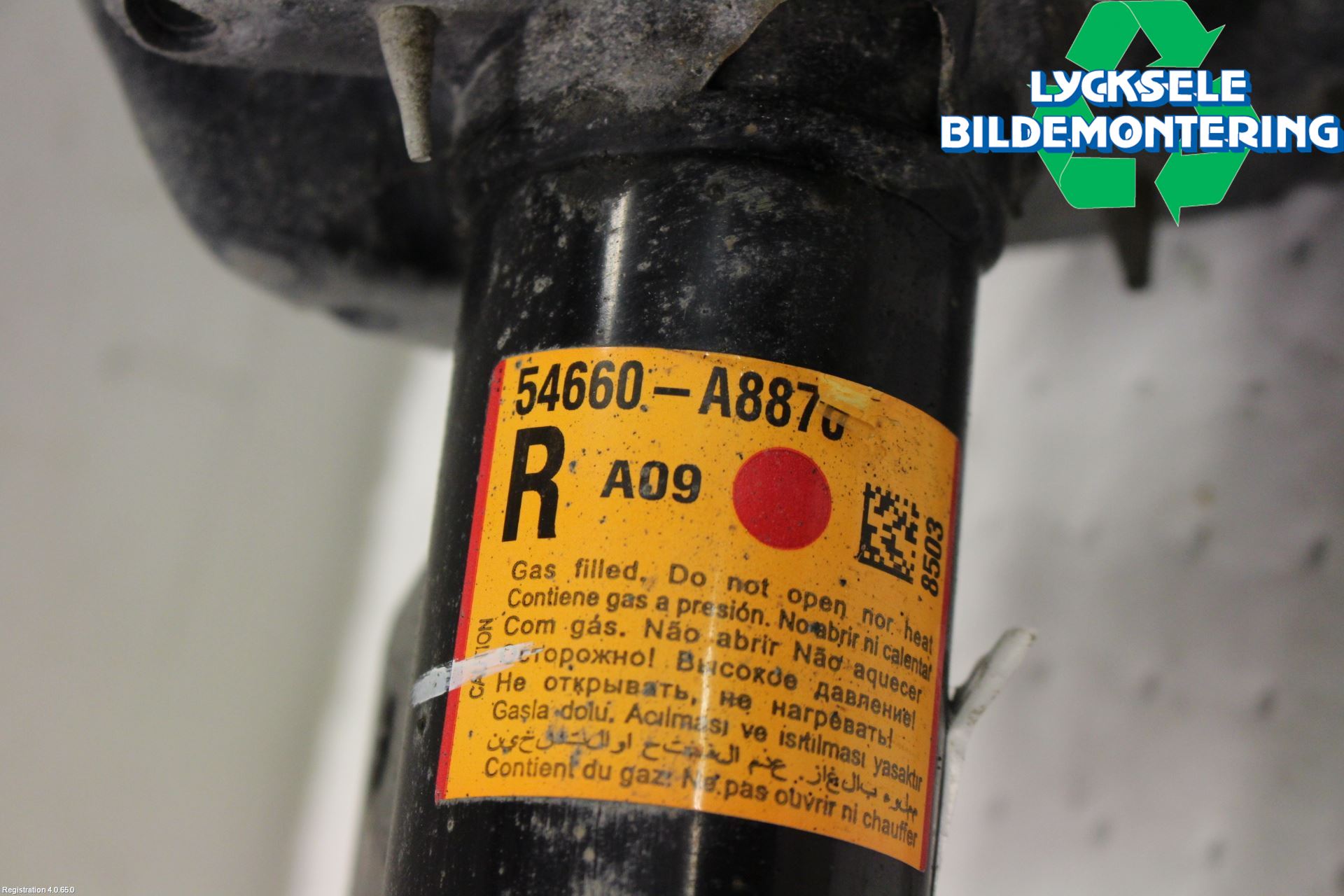 Kia OPTIMA 16-20 Fjäderben Fram Höger