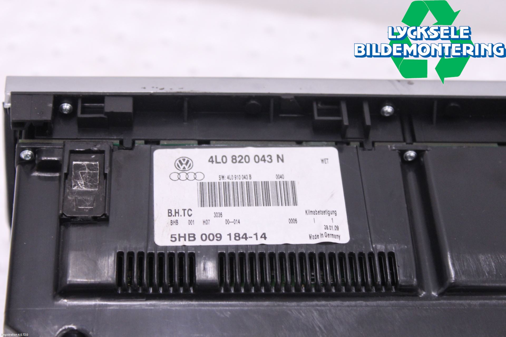 Audi Q7/SQ7 Ac Styrenhet Ac Manöveren