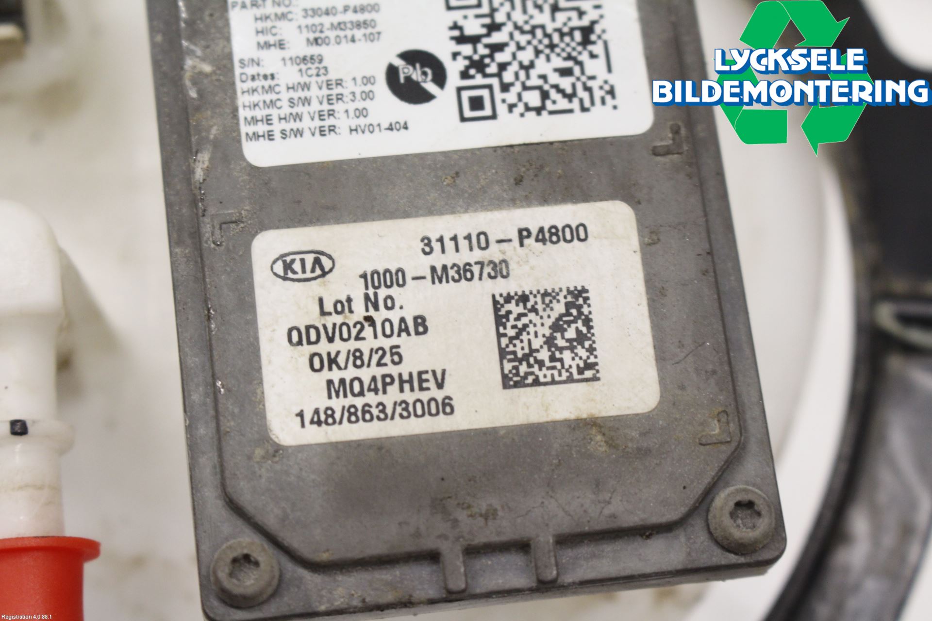 Kia SORENTO 21- Bränslepump El