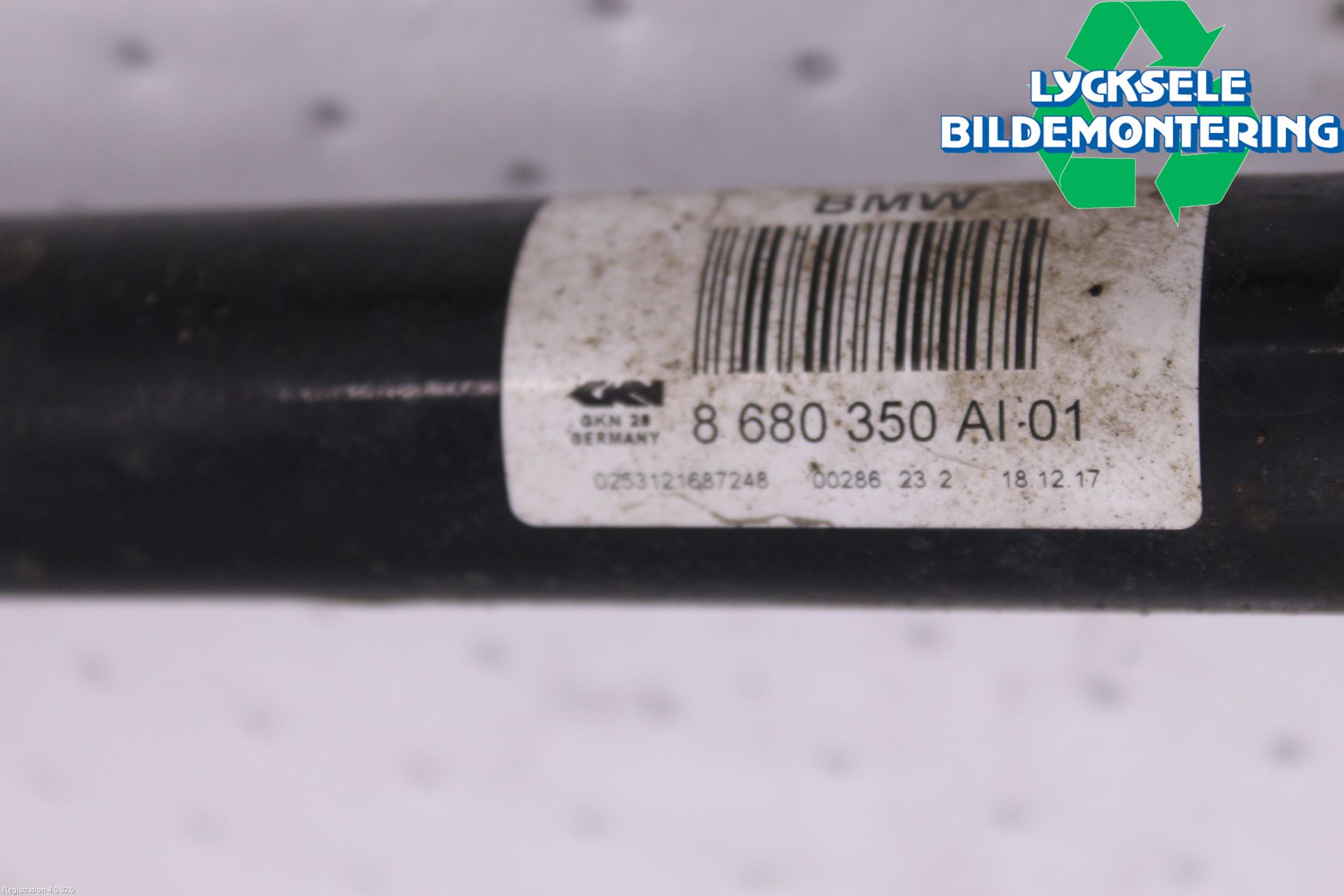 BMW 4 F36 Gran Coupé 14-20 Drivaxel Bak Vänster