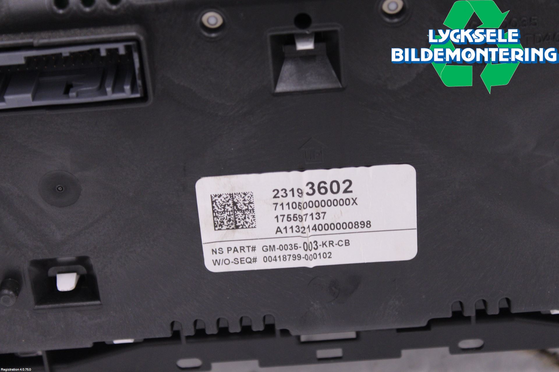 Opel INSIGNIA 09-16 Instrument Komb