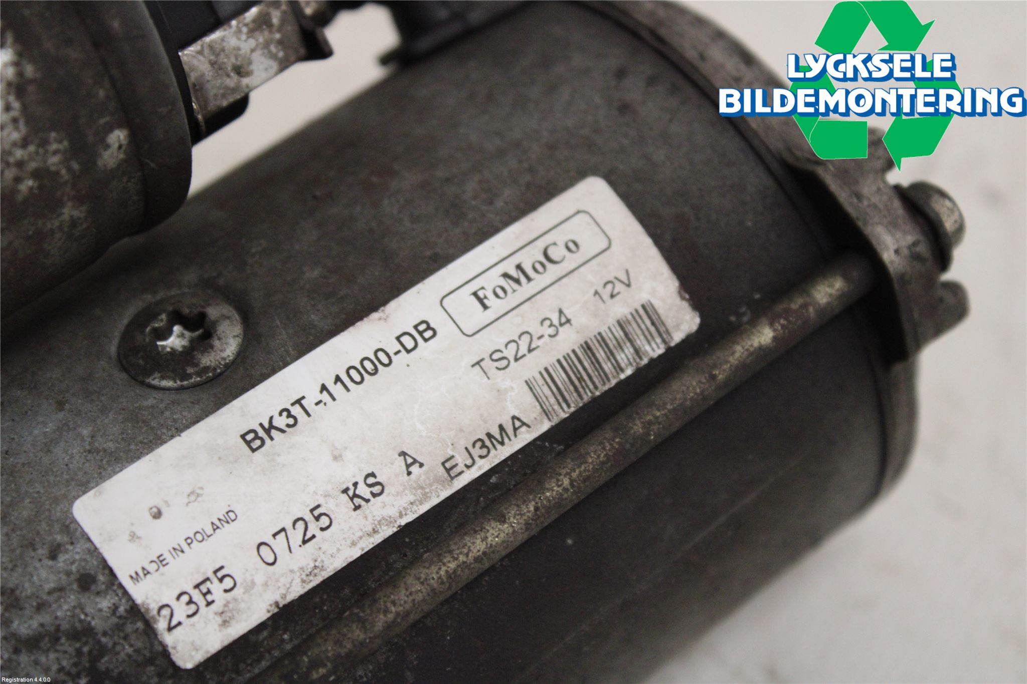 Ford TRANSIT SKÅP/BUSS 14-22 Startmotor Diesel