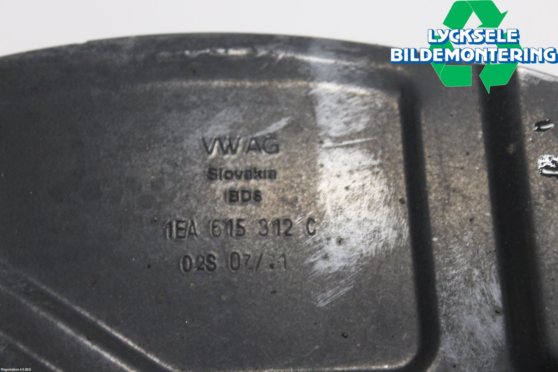 Volkswagen VW ID.3 21- Bromssköld Fram