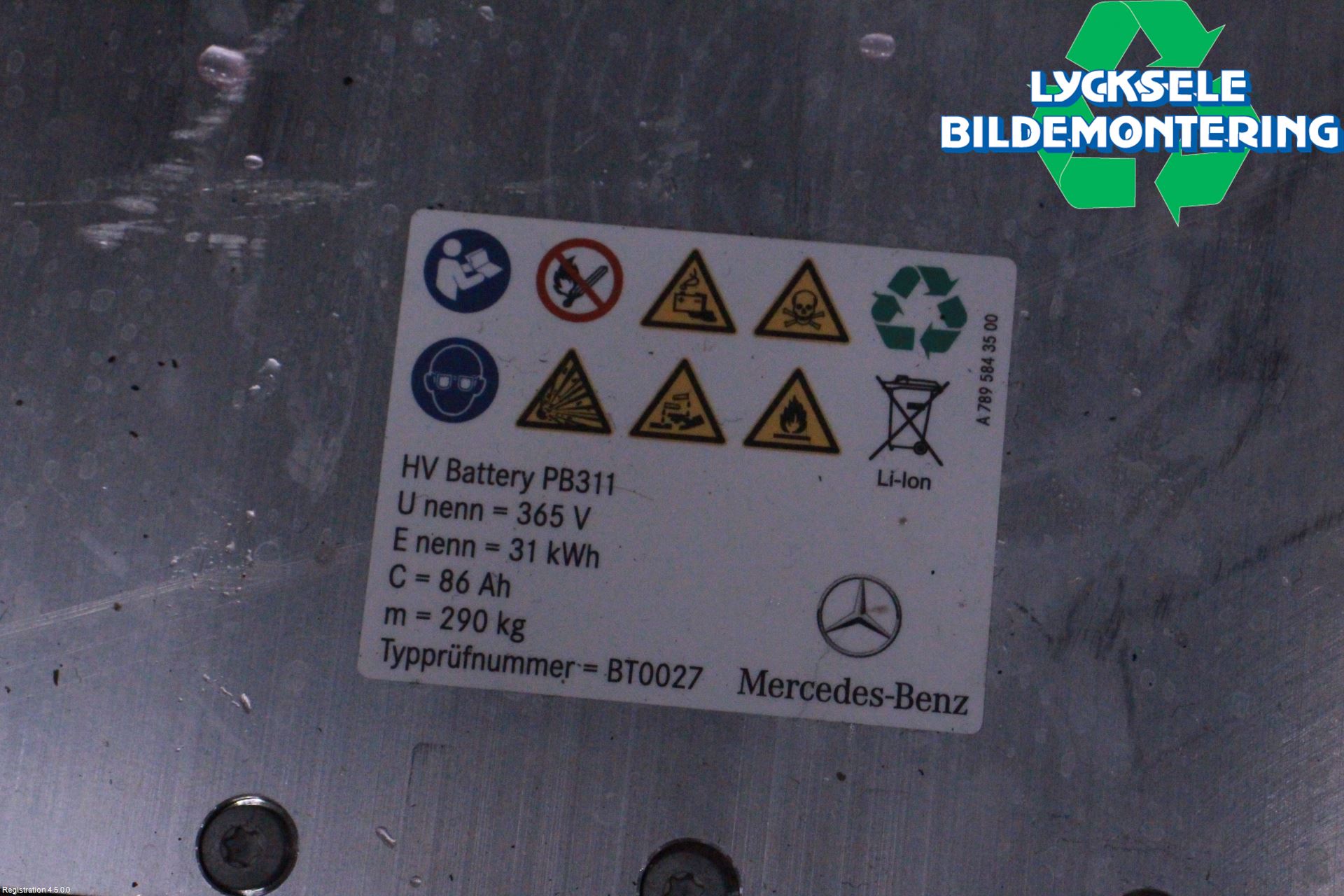 Mercedes-Benz MB GLE-KLASS (W167/V167/C167) 19- Batteri Högspänning