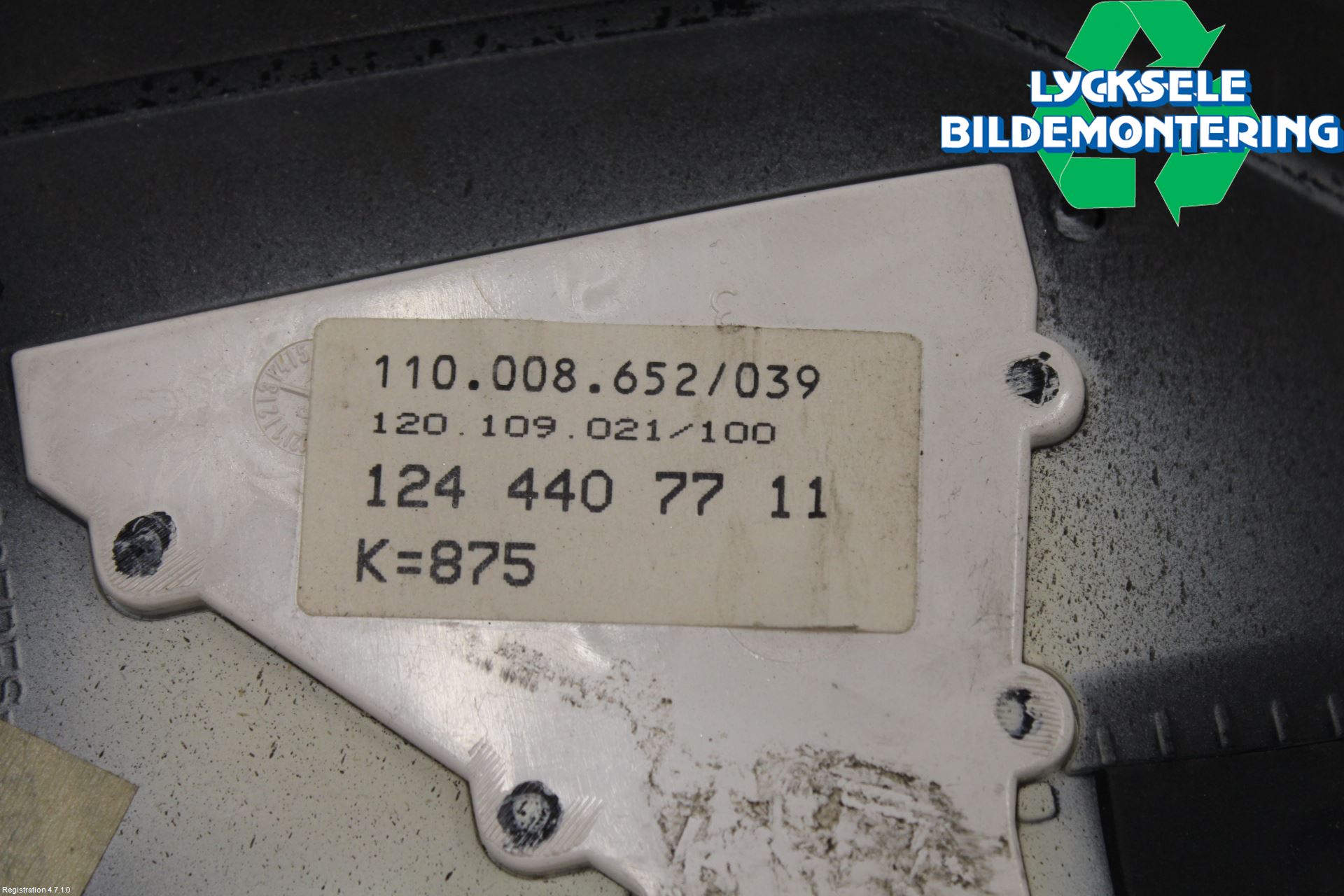 Mercedes-Benz MB 200-500  (W124) 86-96 Instrument Komb