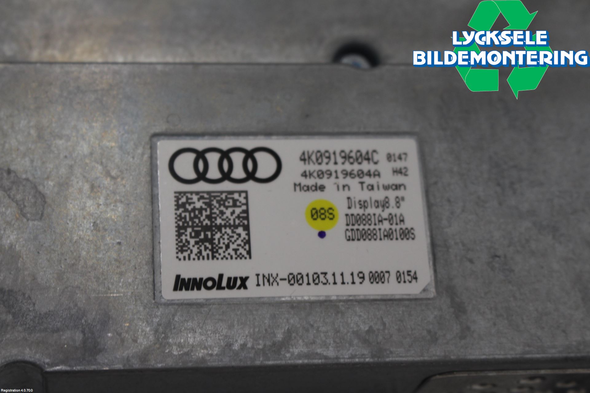 Audi A6 F2/C8 19- Bildskärm