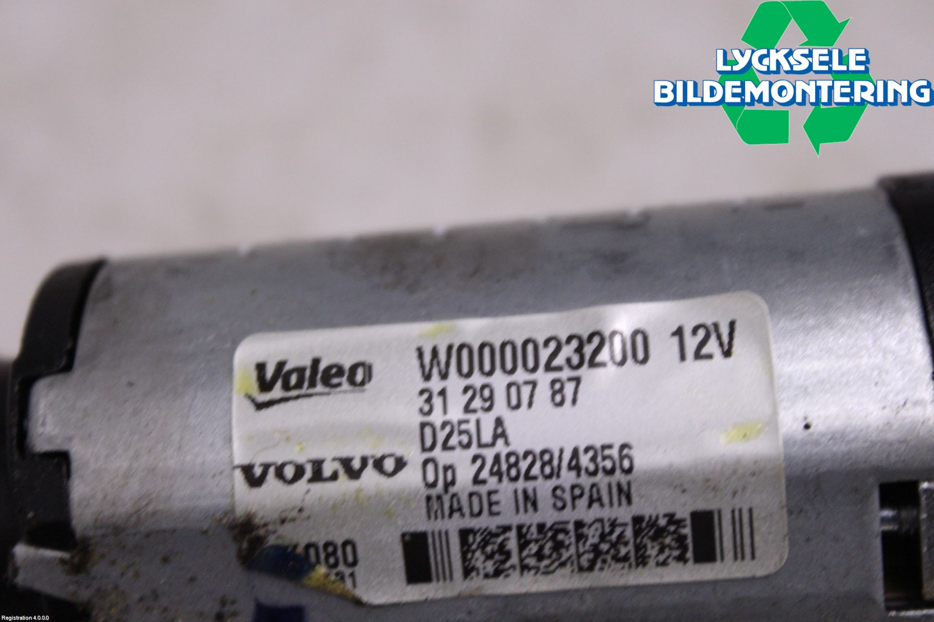 Volvo V70 08-13 Torkarmotor Baklucka