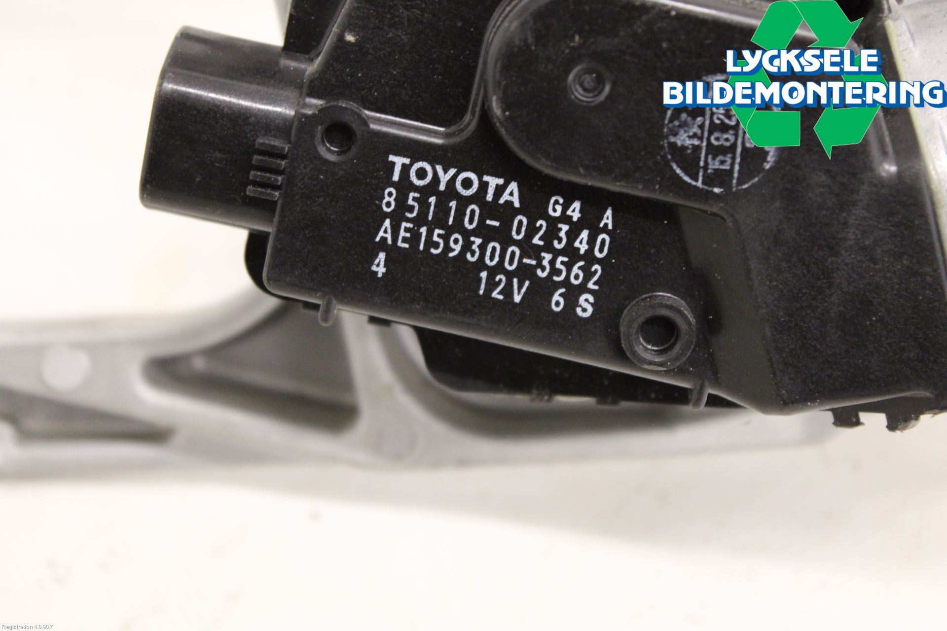 Toyota AURIS 13-19 Torkarmekanism Vindruta