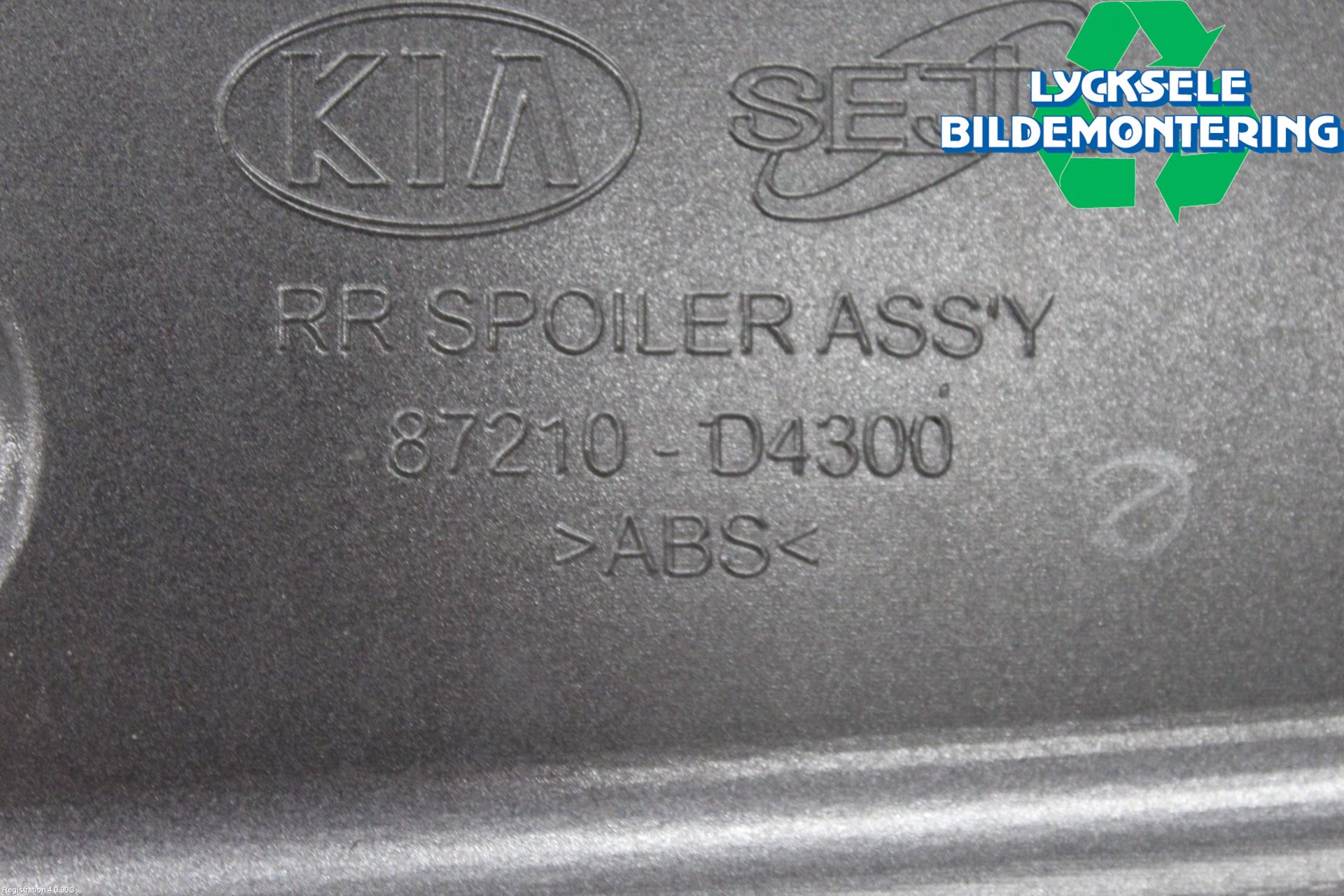 Kia OPTIMA 16-20 Spoiler Baklucka