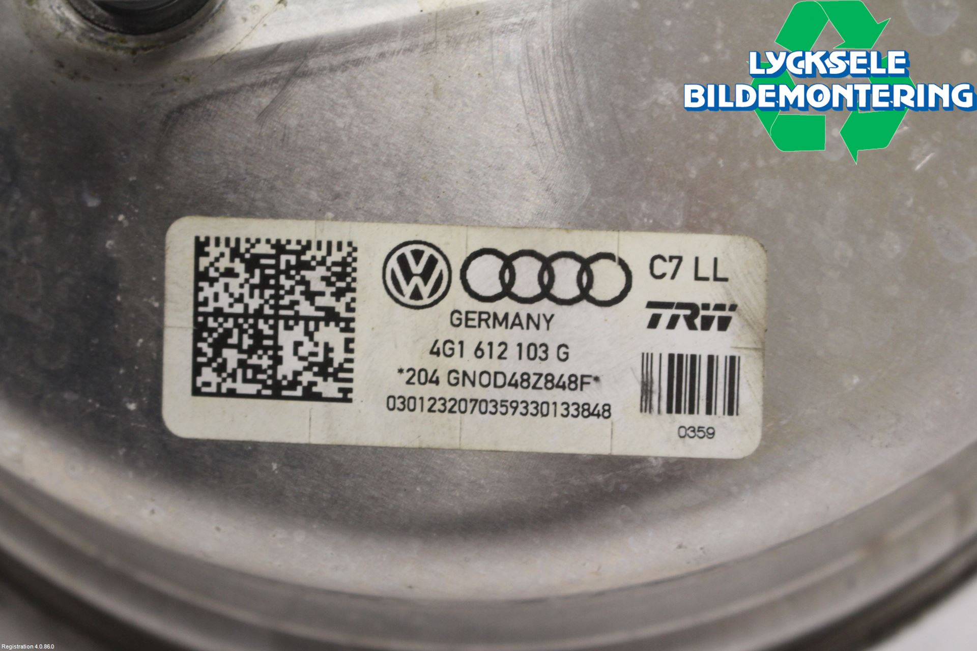 Audi A6/S6 4G 11-18 Bromsservo