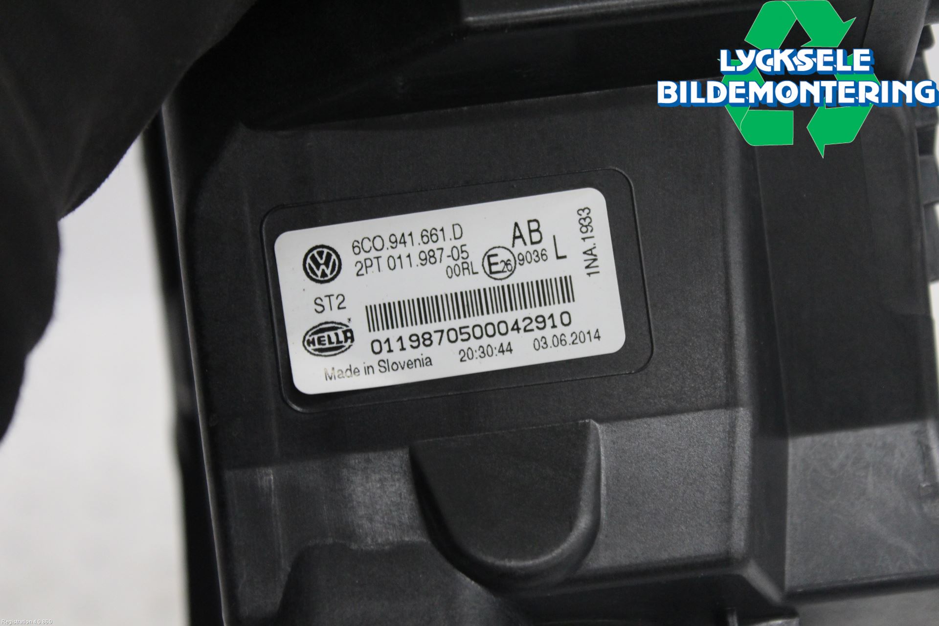 Volkswagen VW POLO 10-17 Dimljus-Varselljus Fram